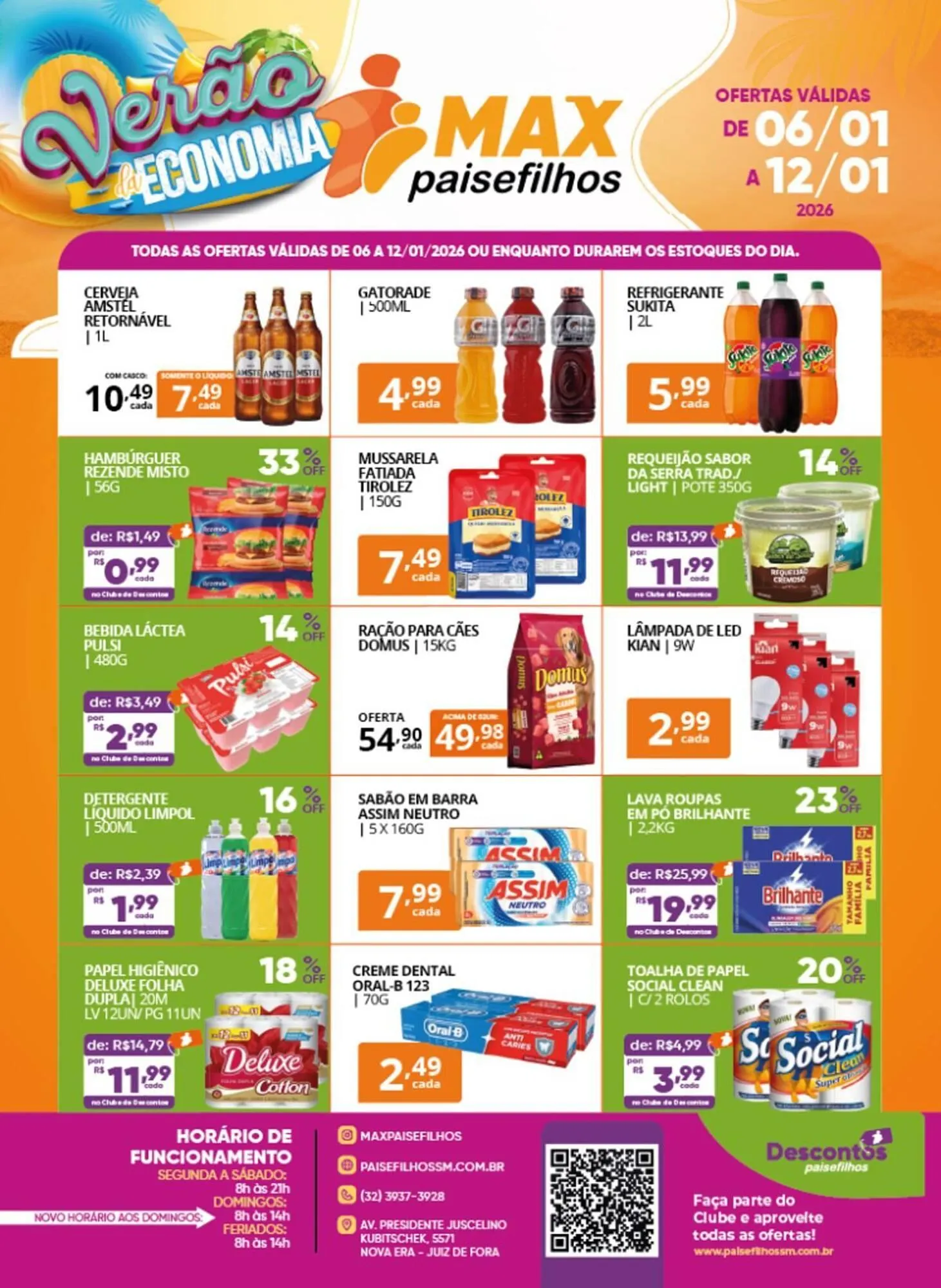 Encarte de Catálogo Pais e Filhos Supermercados 6 de janeiro até 12 de janeiro 2026 - Pagina 2