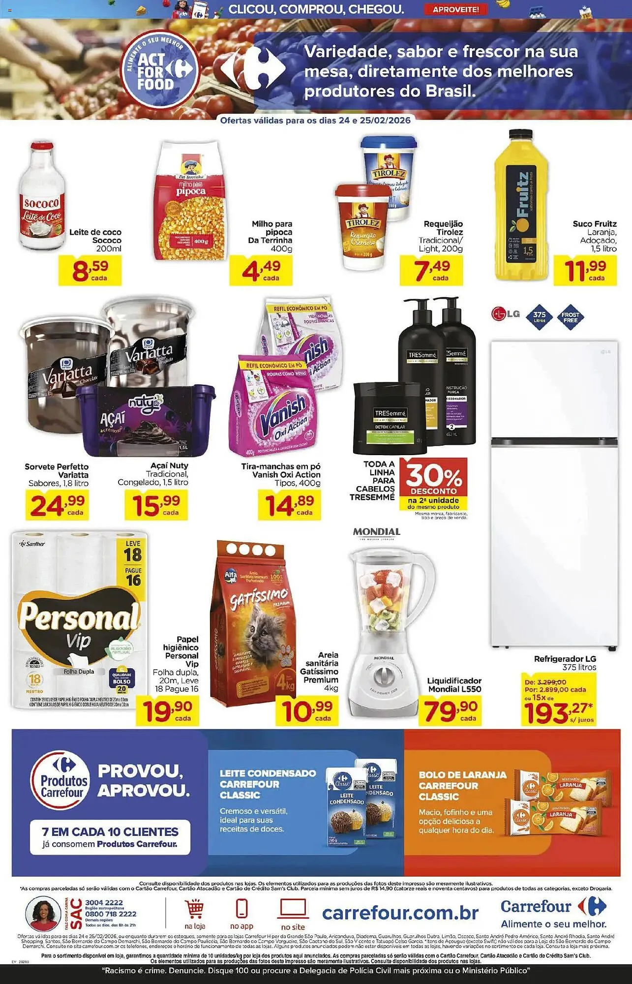 Encarte de Folheto Carrefour 24 de fevereiro até 25 de fevereiro 2026 - Pagina 3