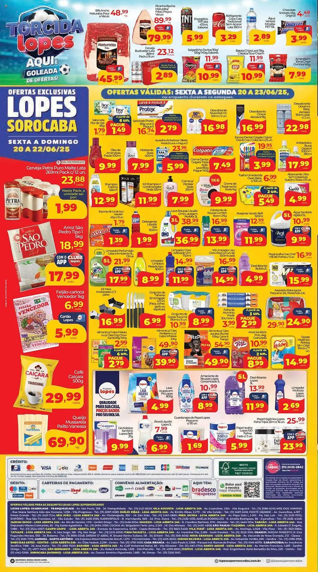 Encarte de Catálogo Lopes Supermercados 20 de junho até 23 de junho 2025 - Pagina 4