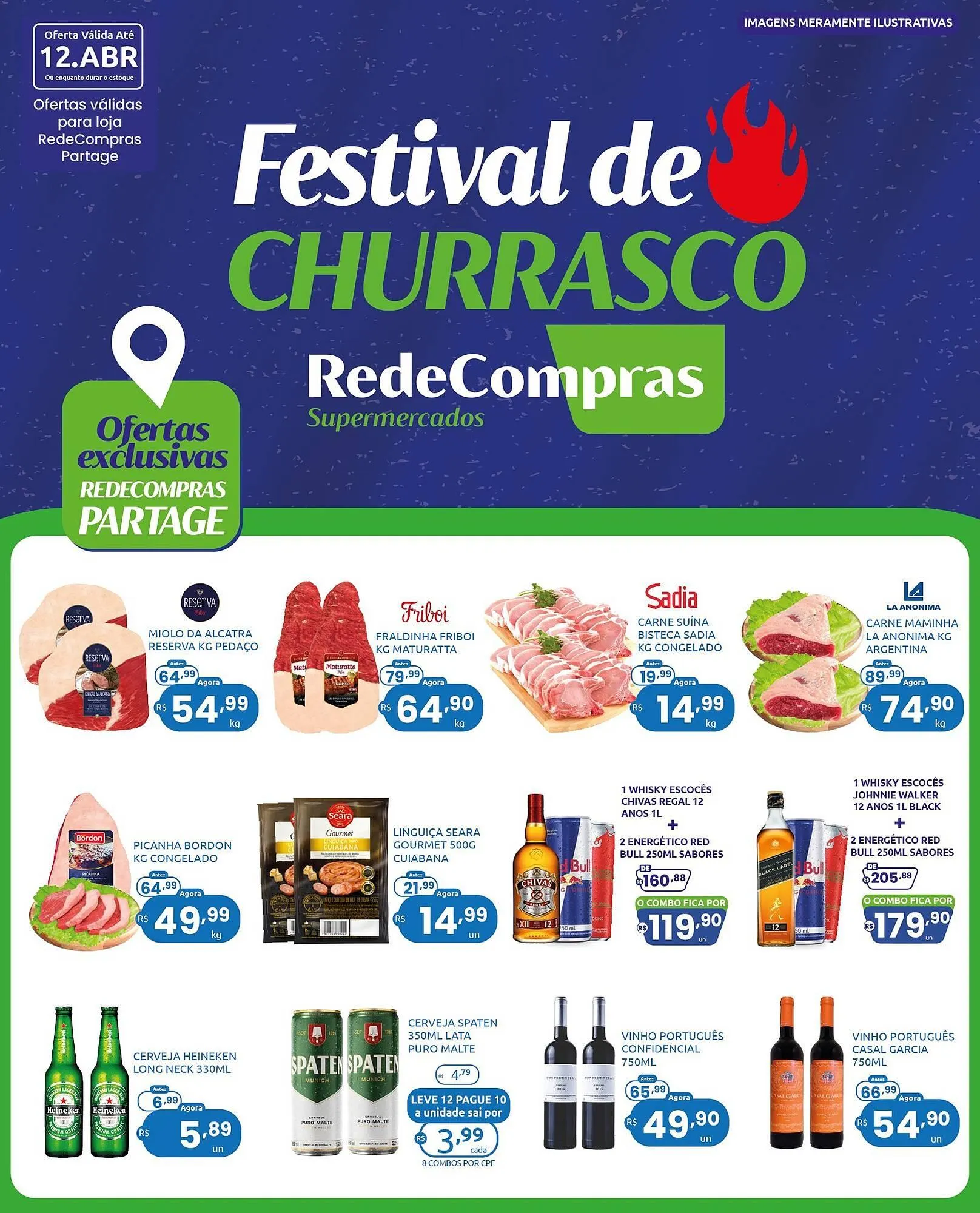 Encarte de Encarte Rede Compras 9 de abril até 12 de abril 2026 - Pagina 1