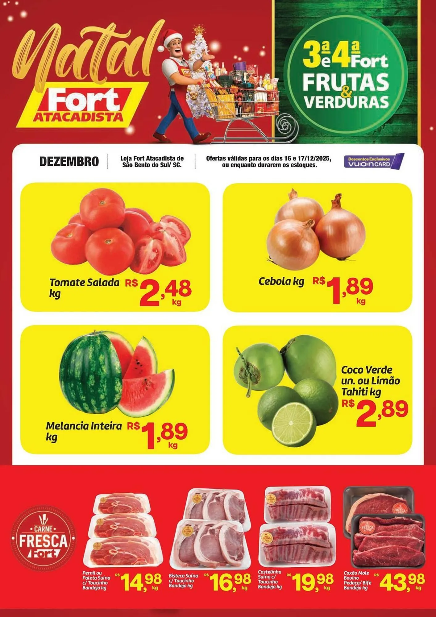 Encarte de Tabloide Fort Atacadista 16 de dezembro até 17 de dezembro 2025 - Pagina 1
