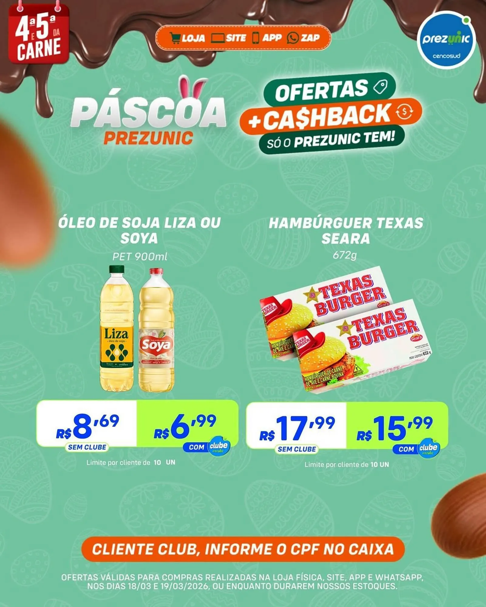 Encarte de Encarte Prezunic 18 de março até 19 de março 2026 - Pagina 5