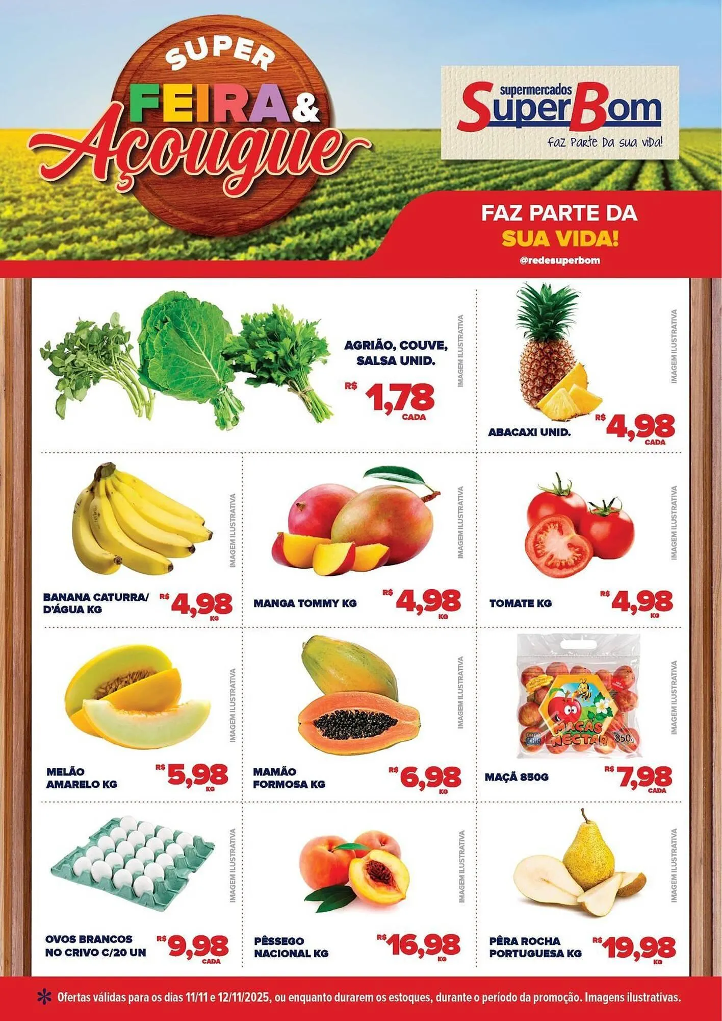 Encarte de Encarte Super Bom 11 de novembro até 12 de novembro 2025 - Pagina 1