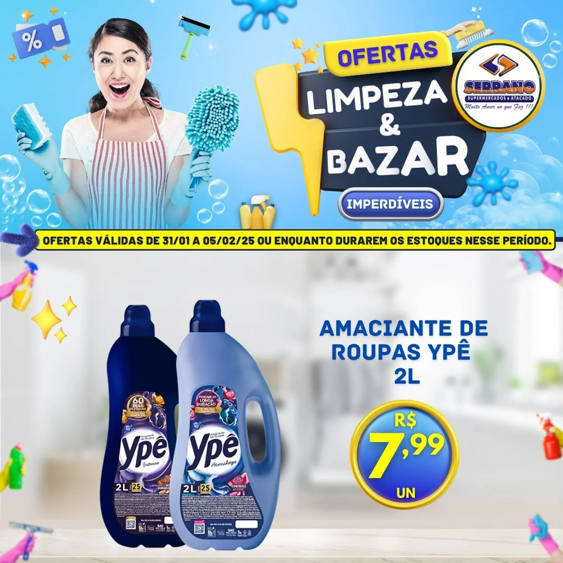 Encarte de Catálogo Serrano Supermercado 3 de fevereiro até 7 de fevereiro 2025 - Pagina 3