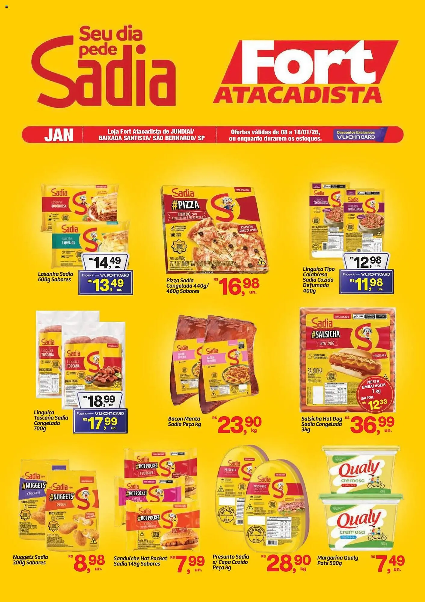 Encarte de Tabloide Fort Atacadista 8 de janeiro até 18 de janeiro 2026 - Pagina 1