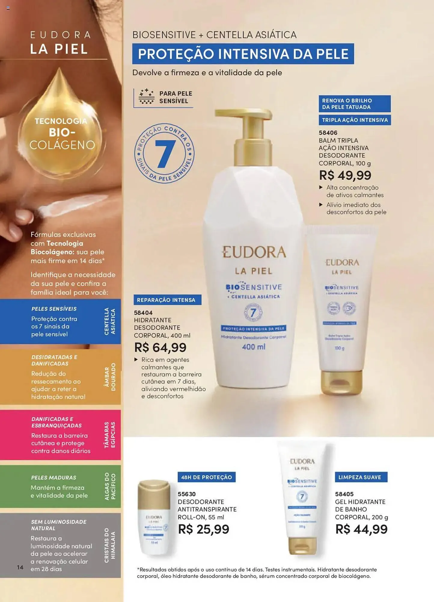 Encarte de Catálogo Eudora 8 de setembro até 3 de outubro 2025 - Pagina 14