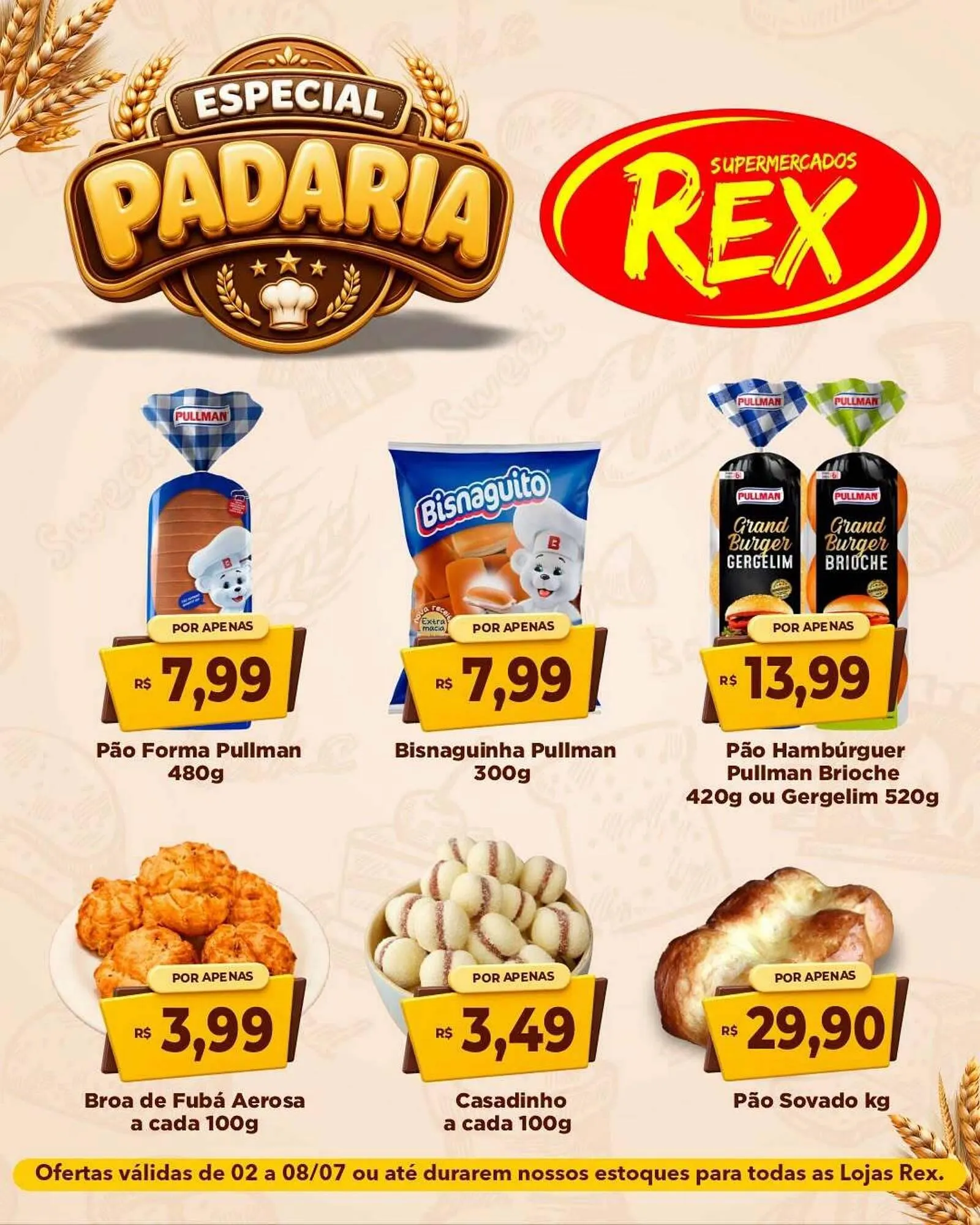 Encarte de Catálogo Supermercados Rex 6 de julho até 8 de julho 2026 - Pagina 1