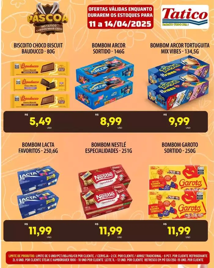 Encarte de Encarte Tatico 11 de abril até 14 de abril 2025 - Pagina 1