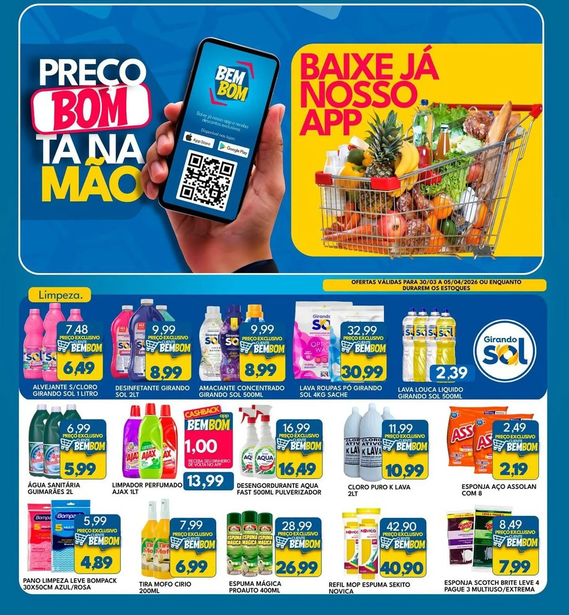Encarte de Catálogo Rancho Bom Supermercados 30 de março até 5 de abril 2026 - Pagina 6