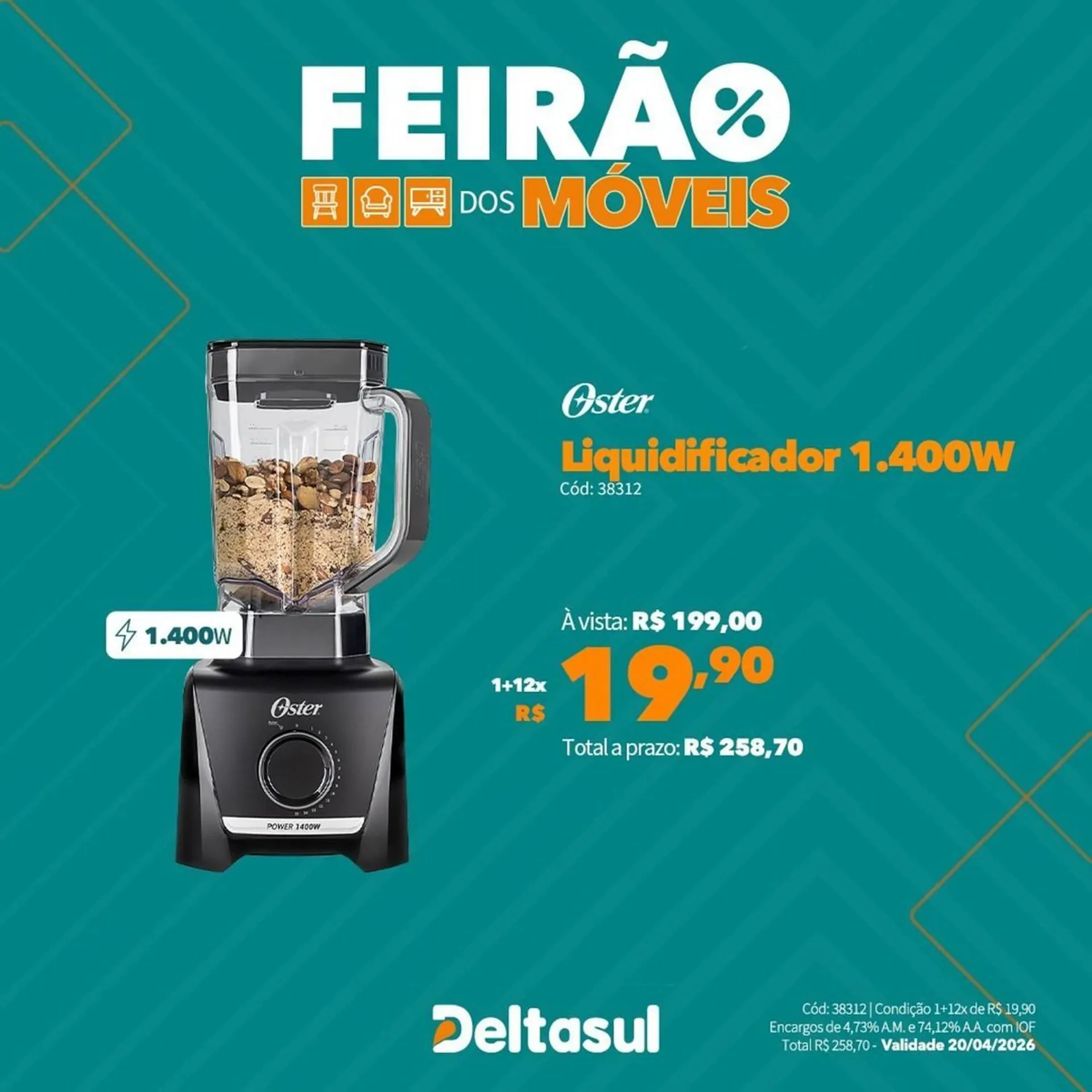 Encarte de Folheto Deltasul 1 de abril até 20 de abril 2026 - Pagina 1