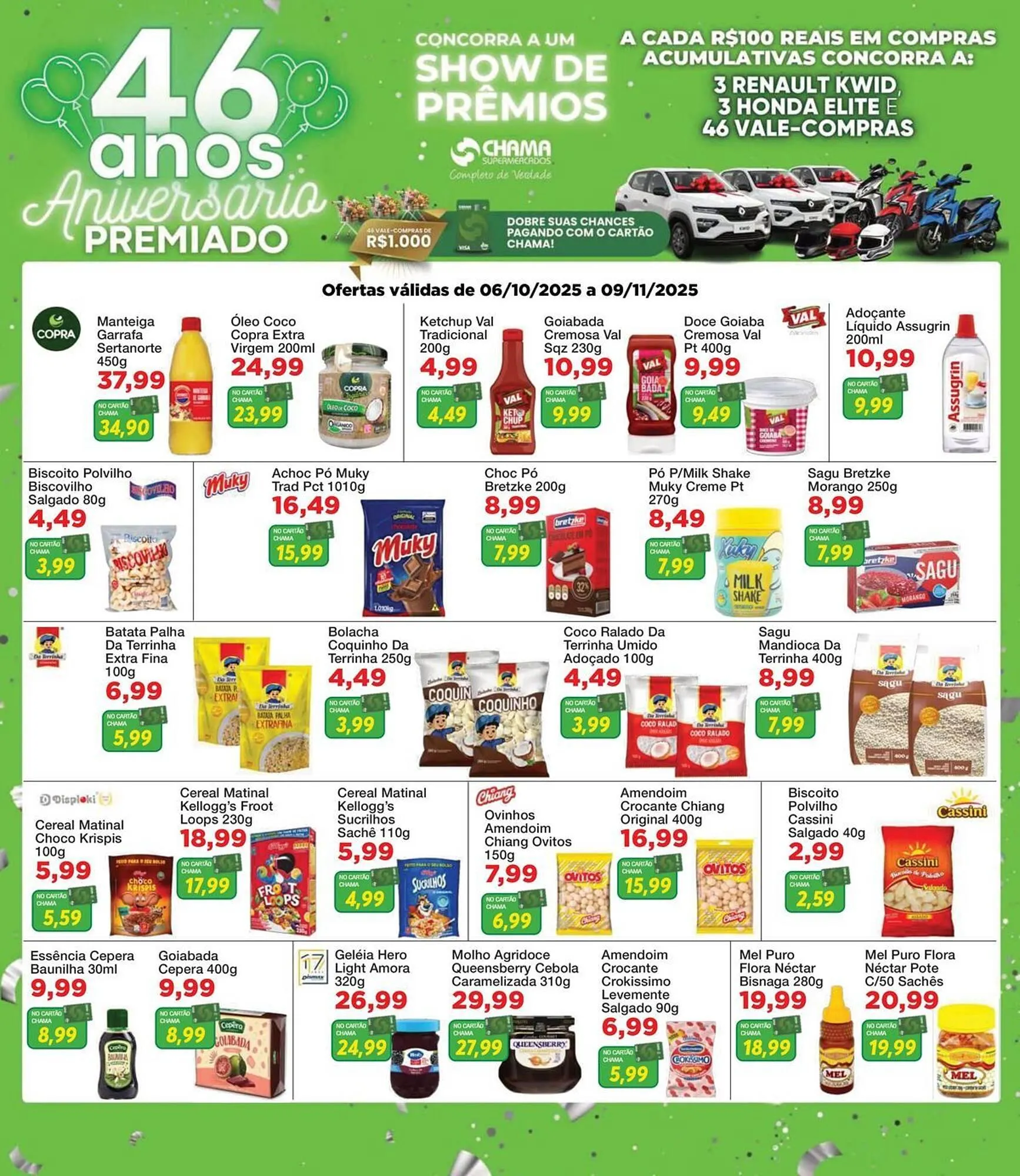 Encarte de Catálogo Chama Supermercados 6 de outubro até 9 de novembro 2025 - Pagina 21