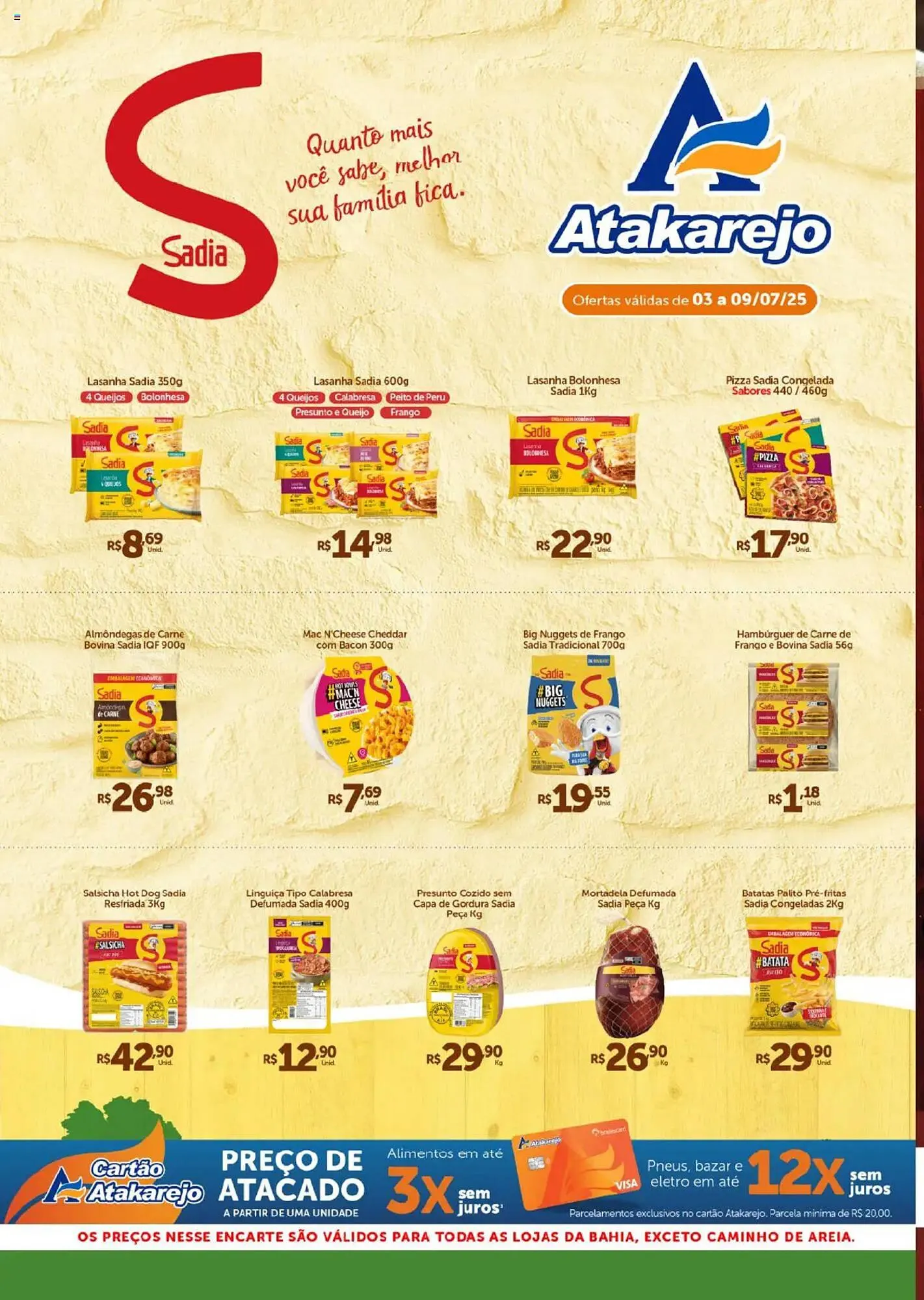 Encarte de Catálogo Atakarejo 3 de julho até 9 de julho 2025 - Pagina 1