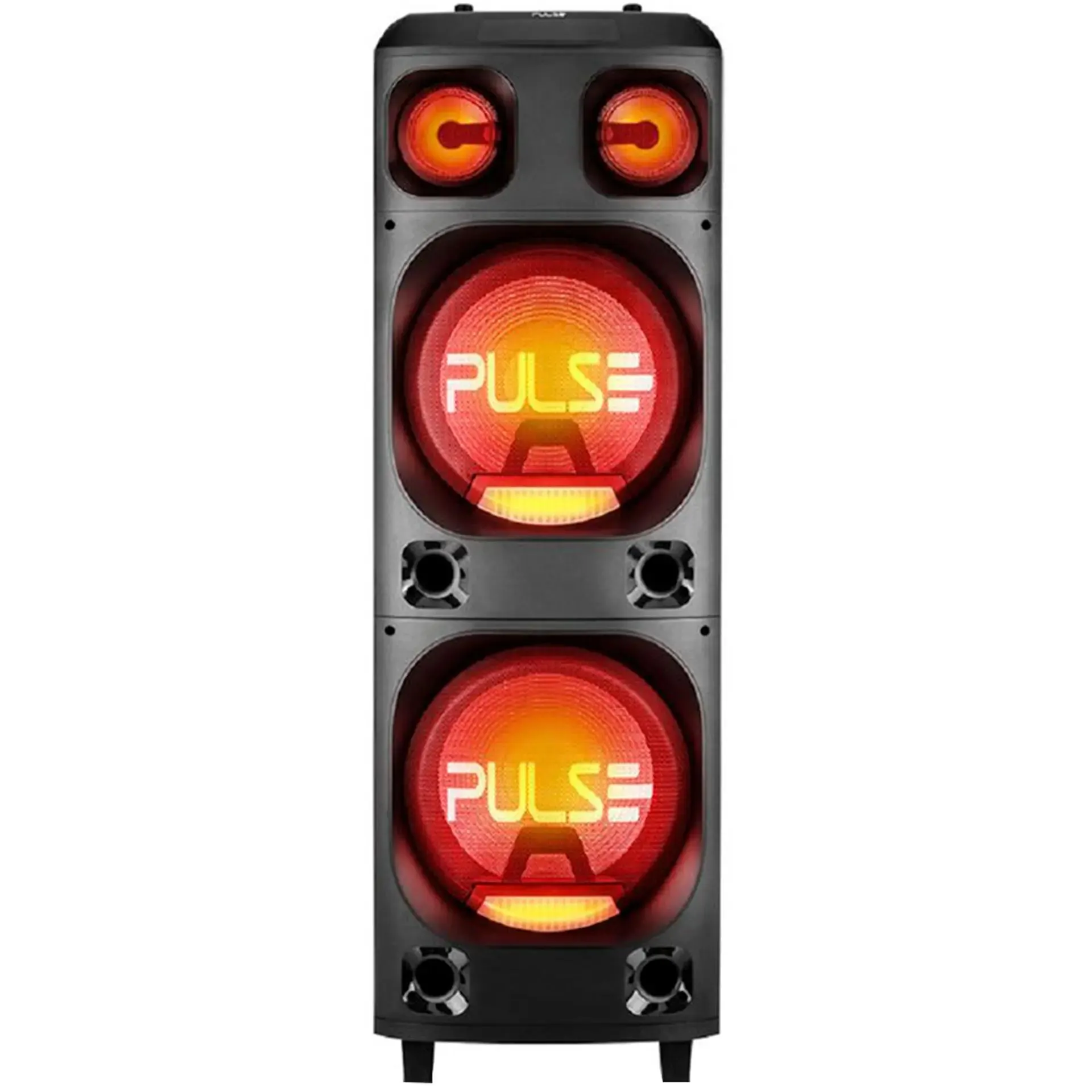 Caixa de Som Pulse Super Torre Double 15" 4000W Bluetooth LED