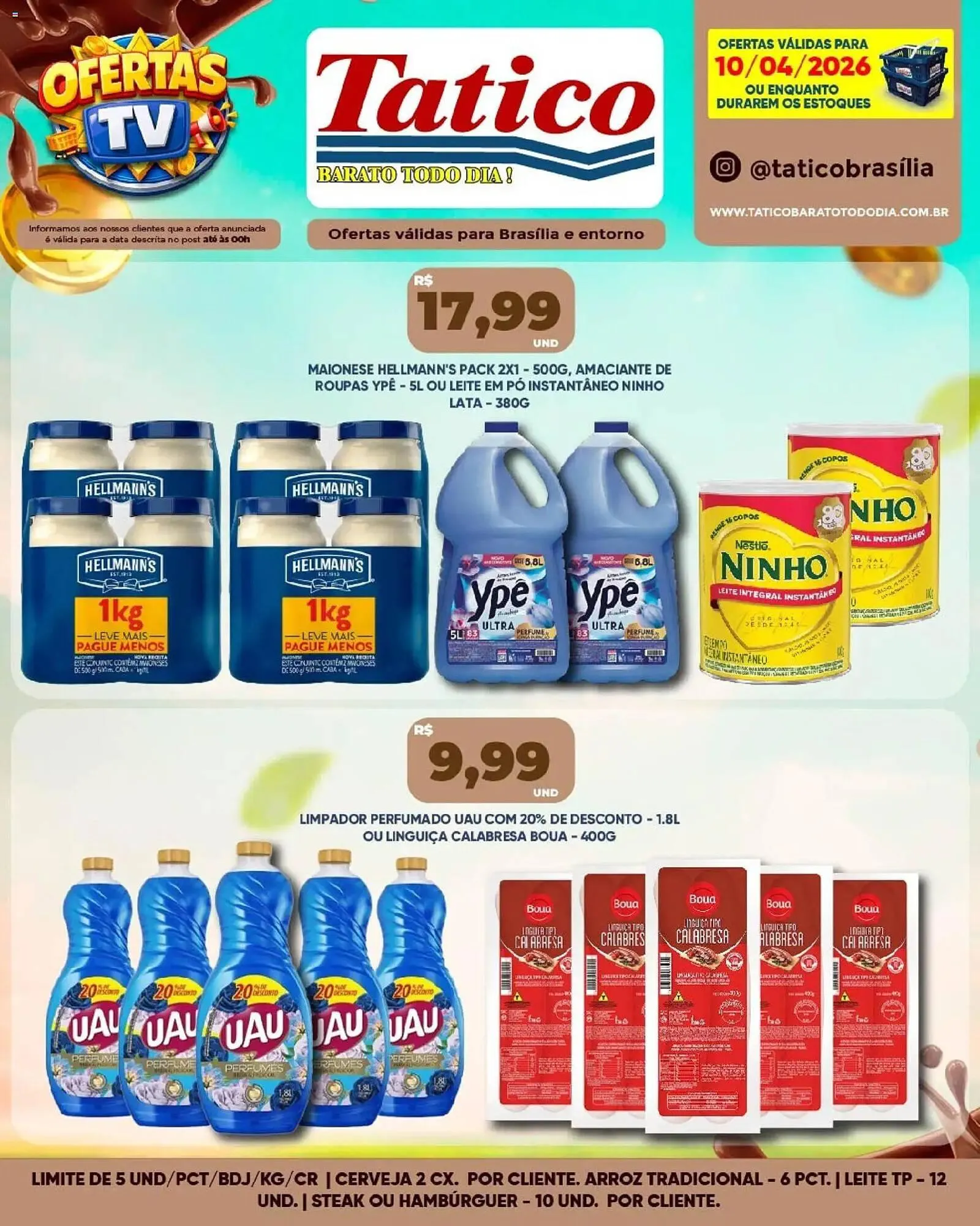 Encarte de Tabloide Tatico 10 de abril até 10 de abril 2026 - Pagina 19