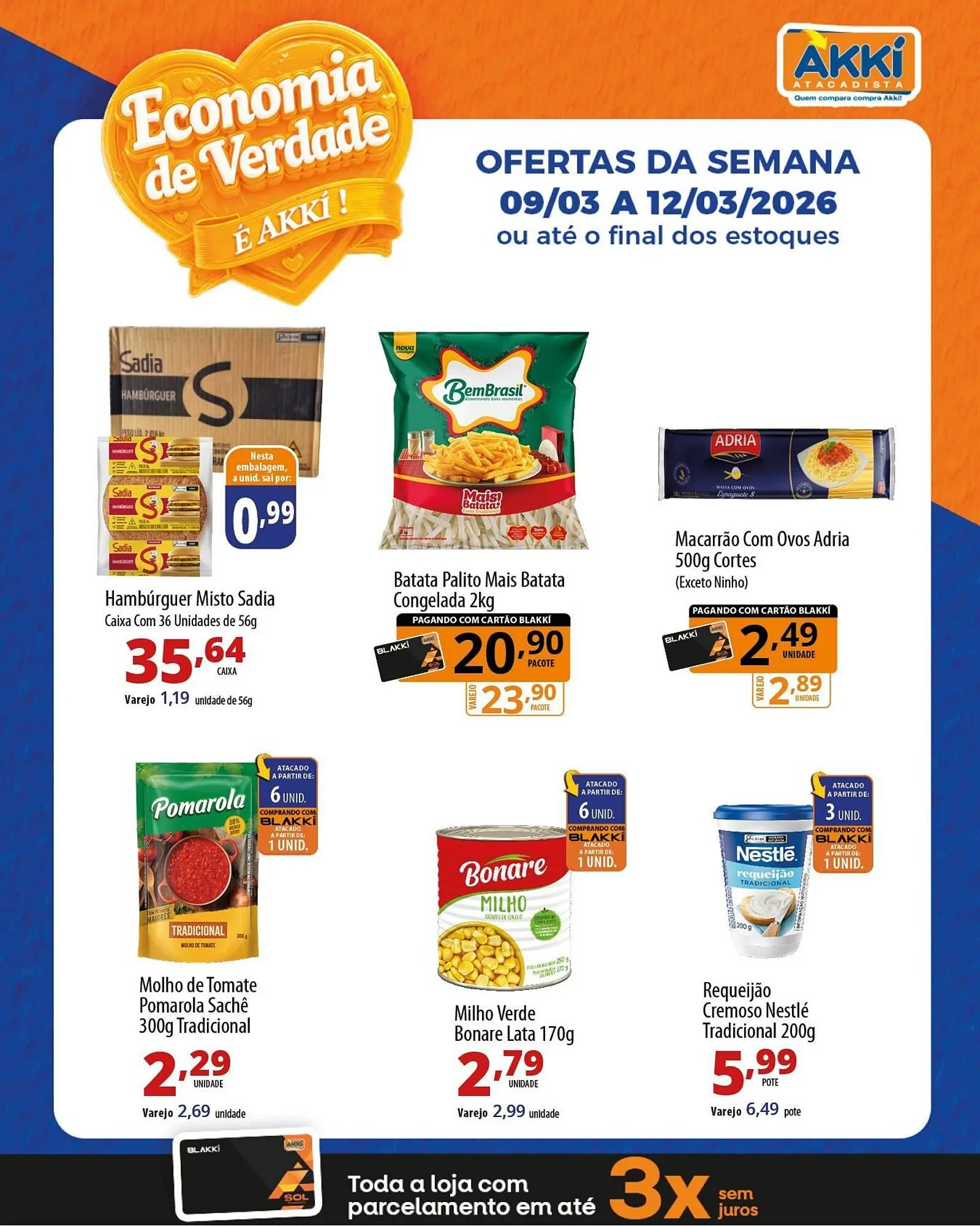 Encarte de Folheto Akki Atacadista 9 de março até 12 de março 2026 - Pagina 3