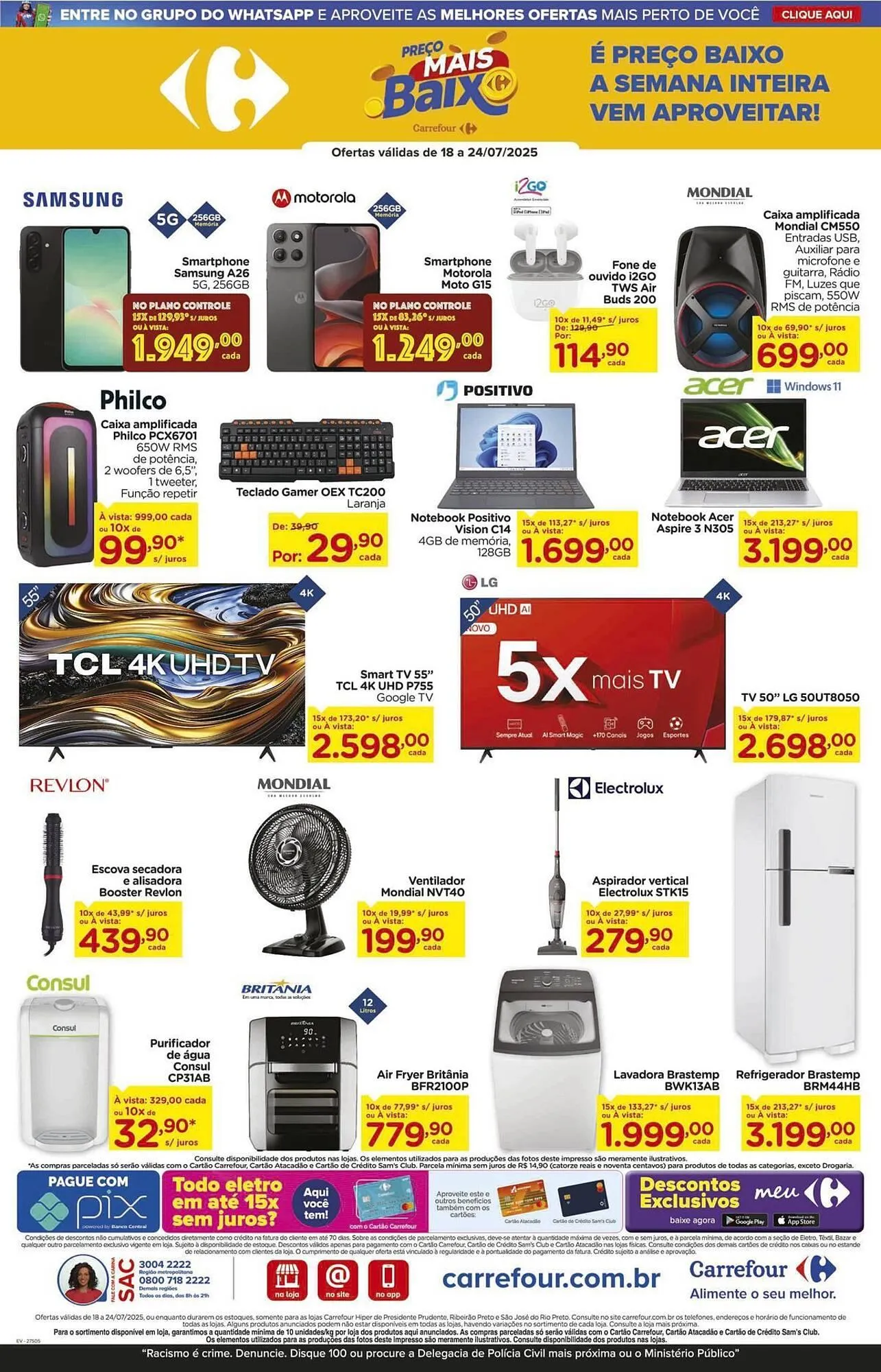 Encarte de Catálogo Carrefour 18 de julho até 24 de julho 2025 - Pagina 11