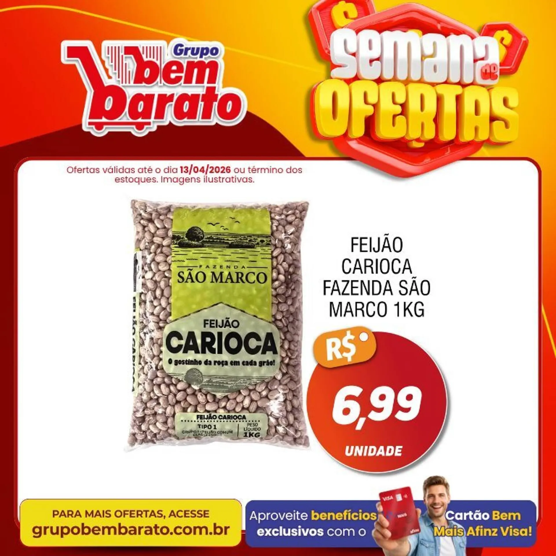 Encarte de Catálogo Supermercado Bem Barato 8 de abril até 13 de abril 2026 - Pagina 4