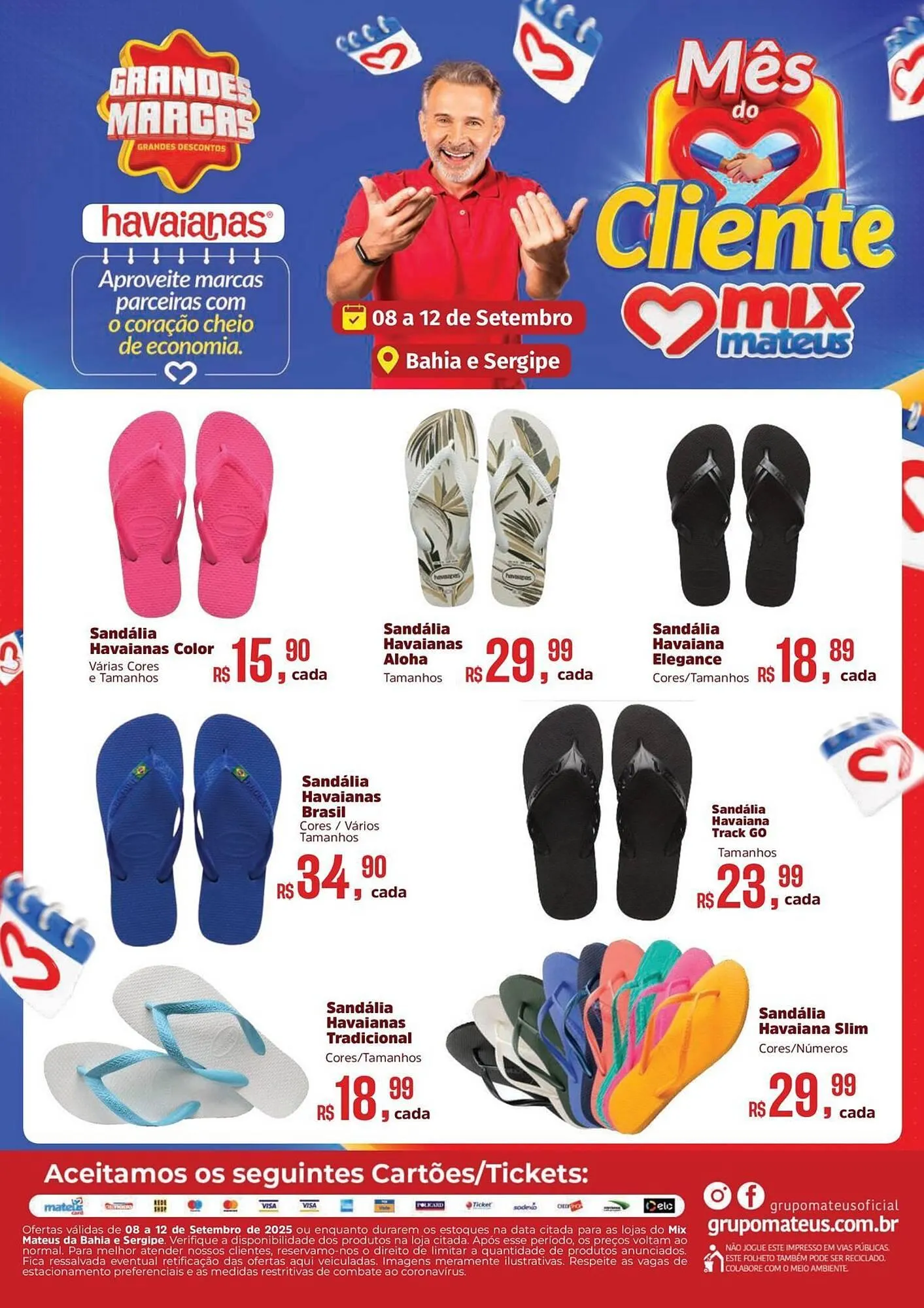 Encarte de Catálogo Supermercados Mateus 8 de setembro até 12 de setembro 2025 - Pagina 1