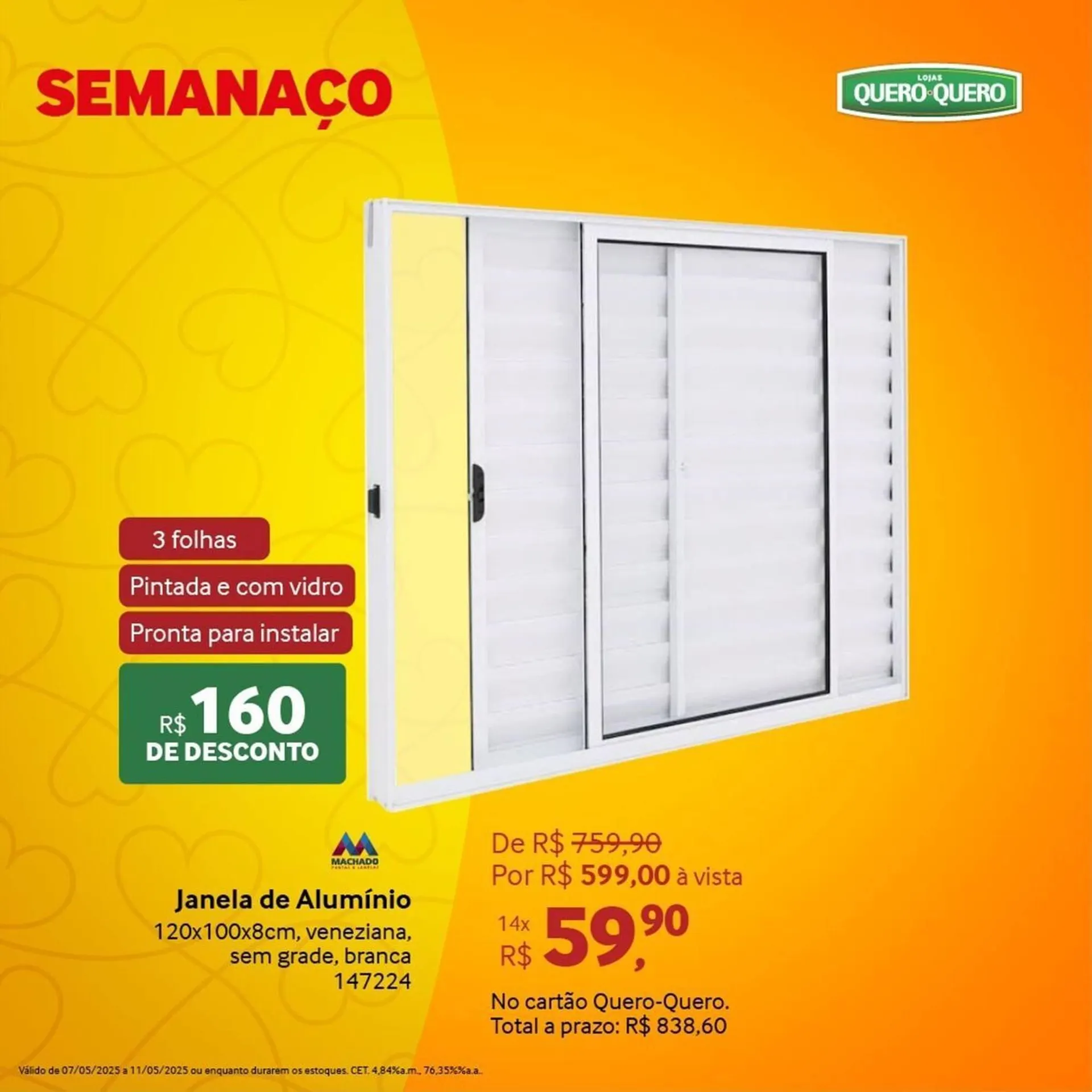 Encarte de Catálogo Quero Quero 8 de maio até 11 de maio 2025 - Pagina 1