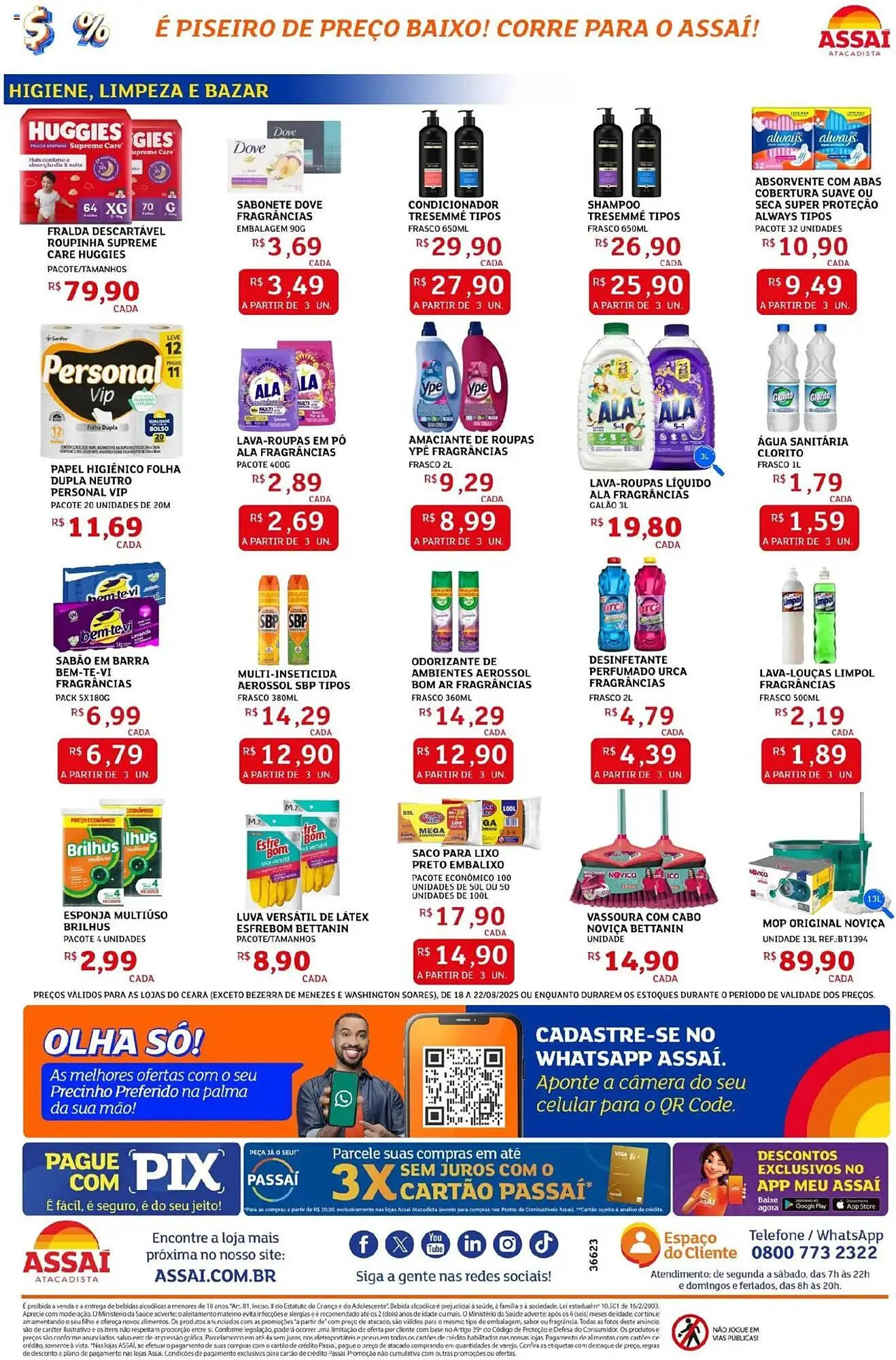 Encarte de Catálogo Assaí Atacadista 18 de agosto até 22 de agosto 2025 - Pagina 4