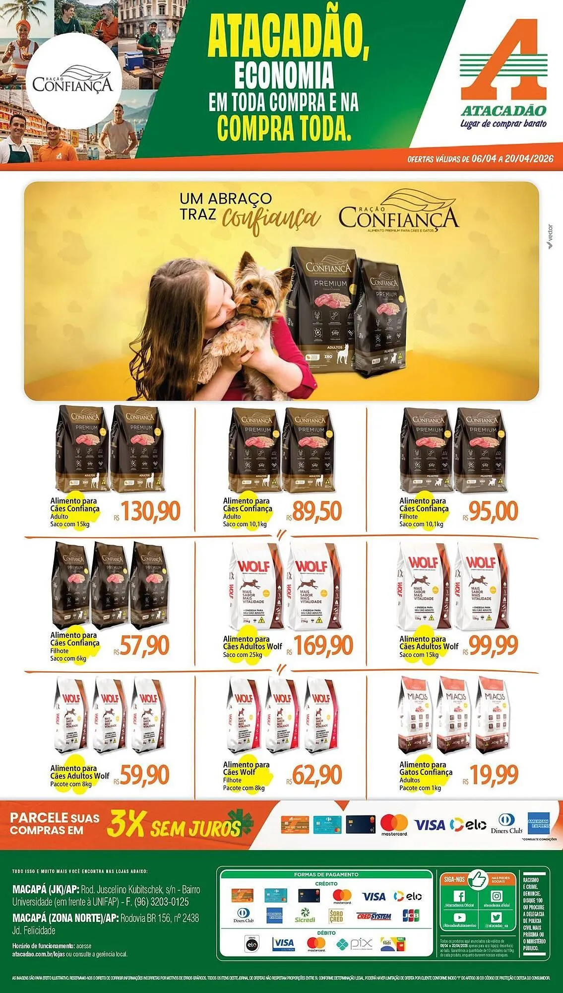 Encarte de Folheto Atacadão 7 de abril até 20 de abril 2026 - Pagina 1