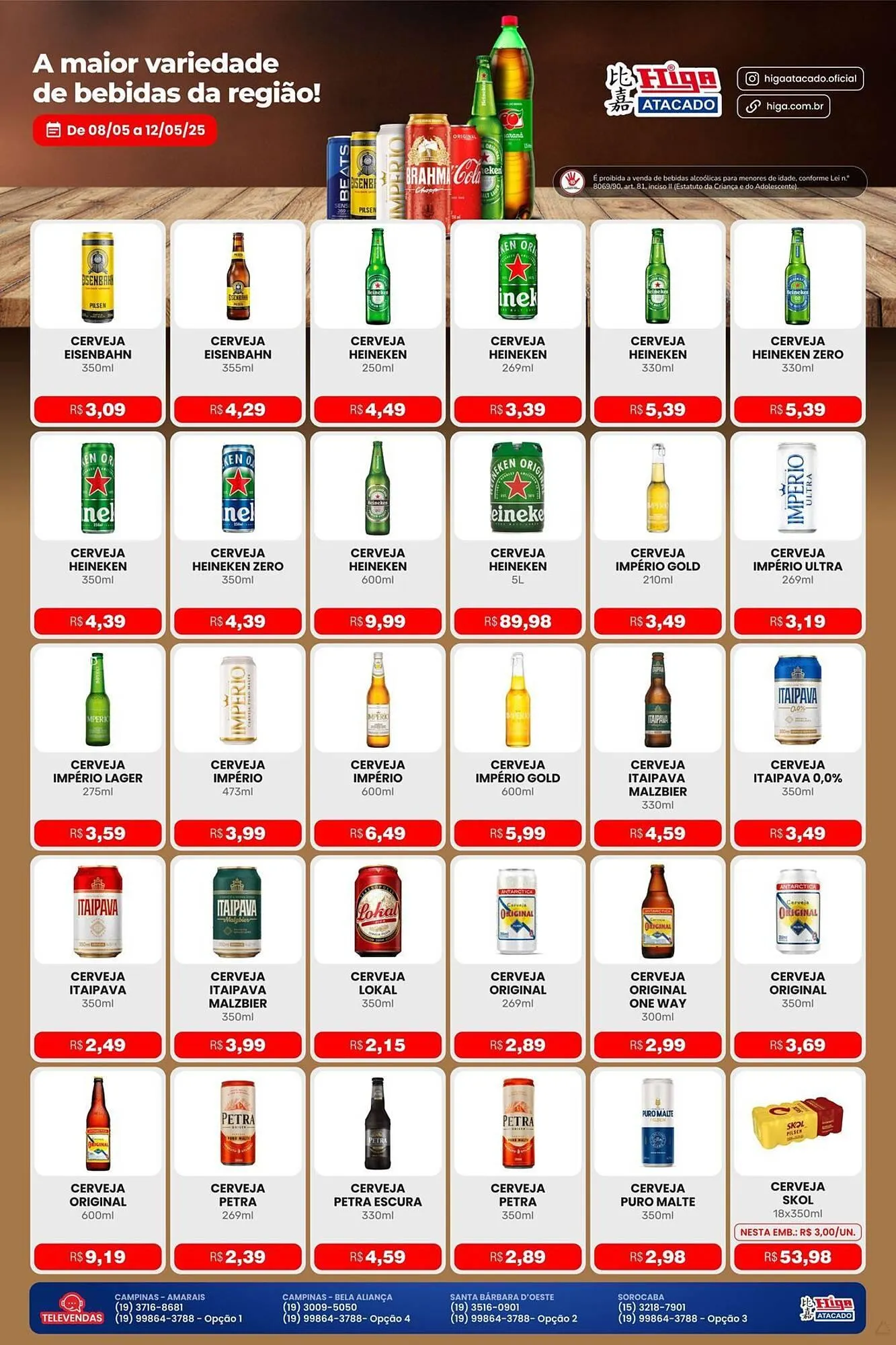 Encarte de Catálogo Higa Atacado 8 de maio até 12 de maio 2025 - Pagina 2