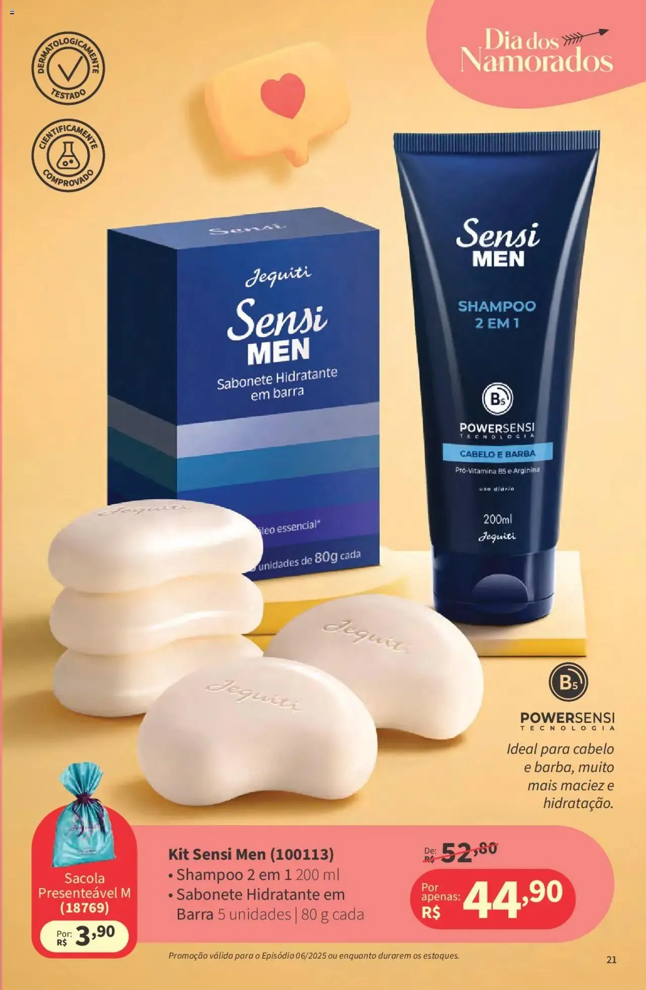 Encarte de Jequiti - Revista 06/2025 21 de abril até 16 de maio 2025 - Pagina 21