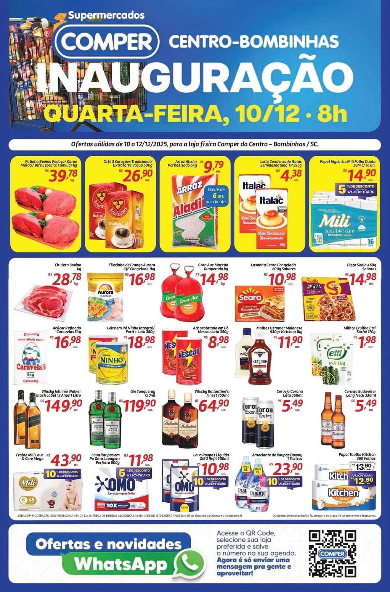 Encarte de Folheto Comper 10 de dezembro até 12 de dezembro 2025 - Pagina 1