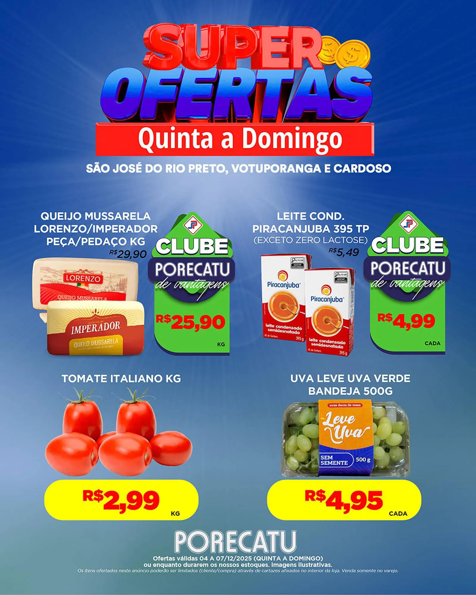 Encarte de Catálogo Supermercado Porecatu 4 de dezembro até 7 de dezembro 2025 - Pagina 2