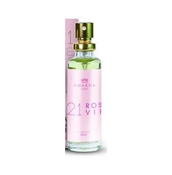 Perfume Amakha Feminino 521 Vip Rose 15ml