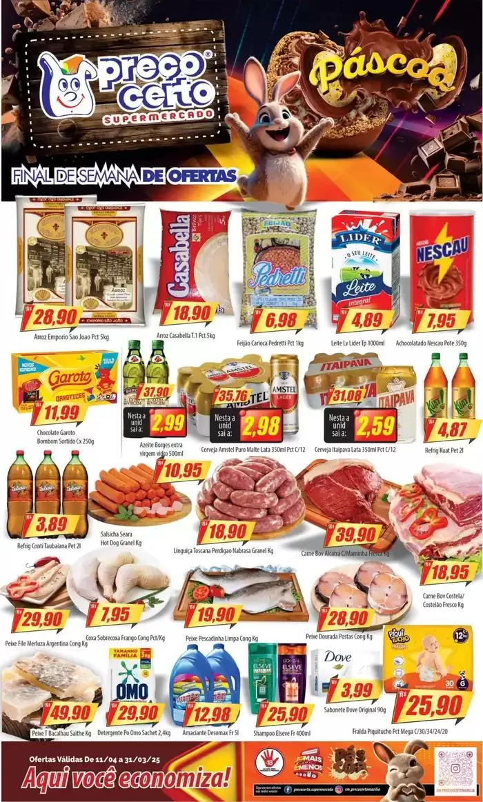 Encarte de Encarte Preço Certo 11 de abril até 30 de abril 2025 - Pagina 1