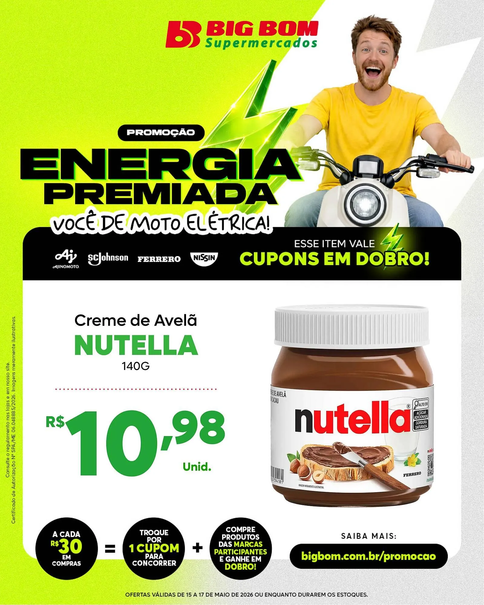 Encarte de Catálogo Big Bom Supermercados 15 de maio até 17 de maio 2026 - Pagina 5
