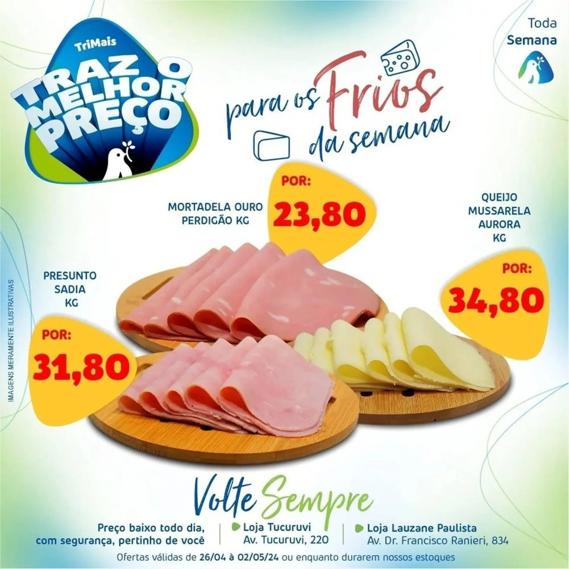 Encarte de Catálogo Trimais Supermercado 29 de abril até 2 de maio 2024 - Pagina 1