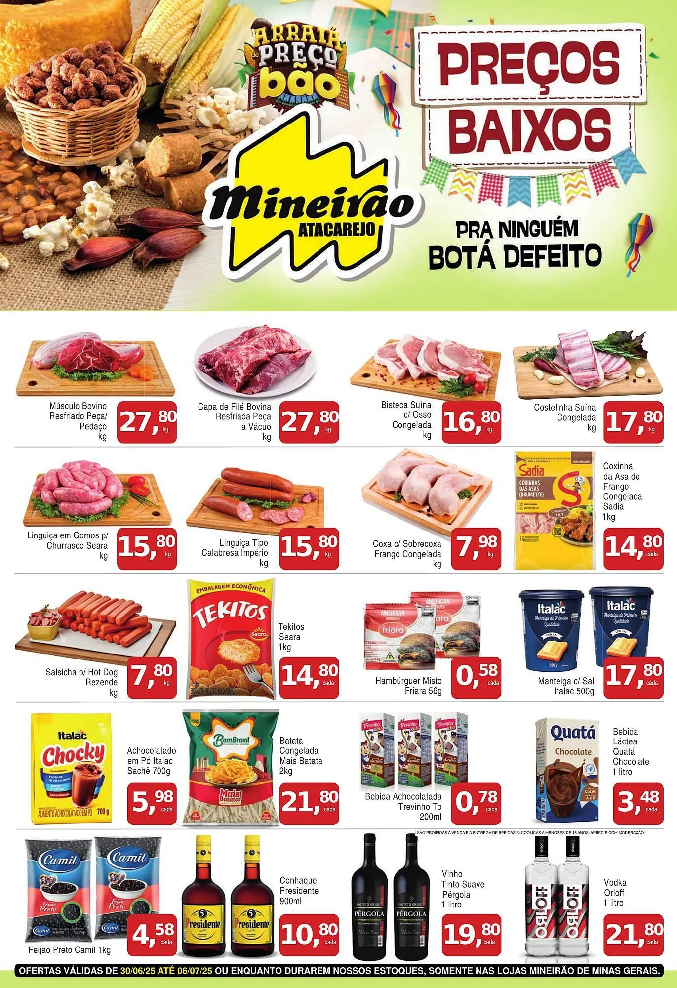 Encarte de Catálogo Mineirão Atacarejo 30 de junho até 7 de julho 2025 - Pagina 1