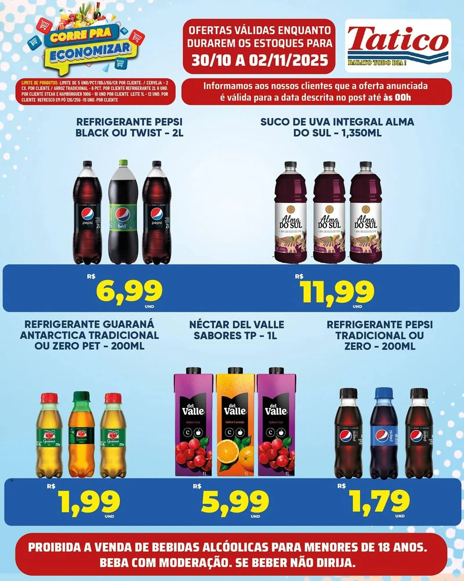 Encarte de Tabloide Tatico 30 de outubro até 3 de novembro 2025 - Pagina 2