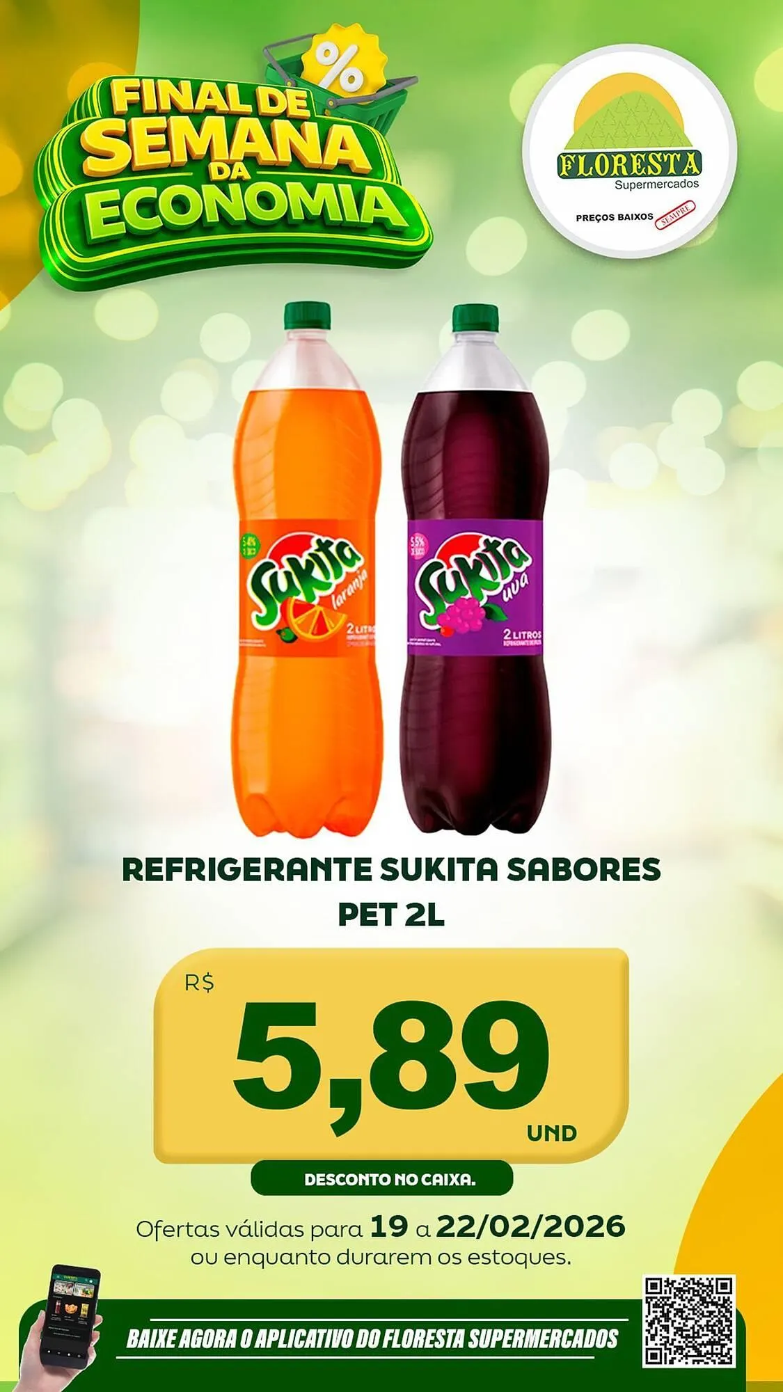 Encarte de Catálogo Floresta Supermercados 19 de fevereiro até 22 de fevereiro 2026 - Pagina 42