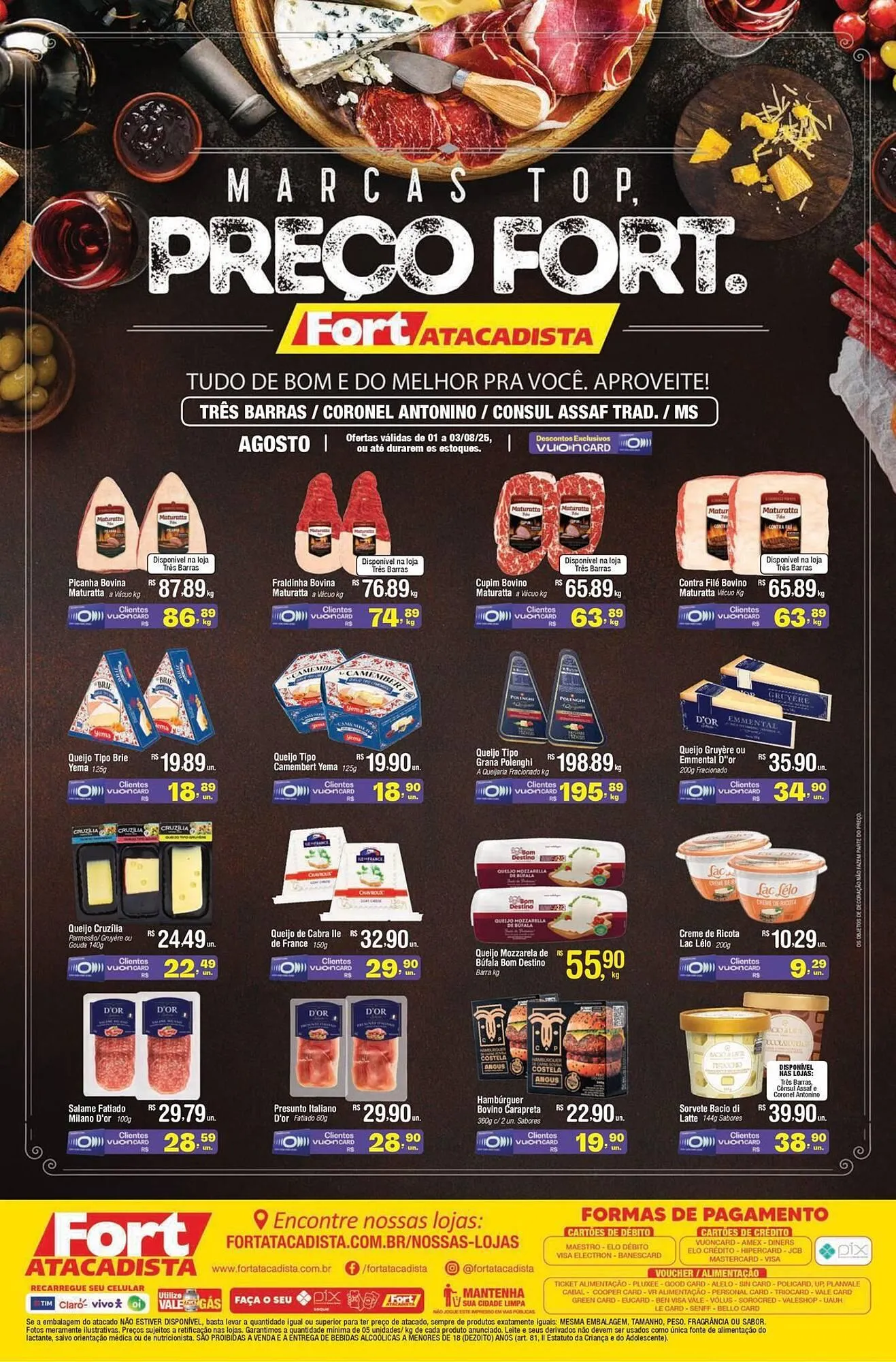Encarte de Catálogo Fort Atacadista 1 de agosto até 3 de agosto 2025 - Pagina 1