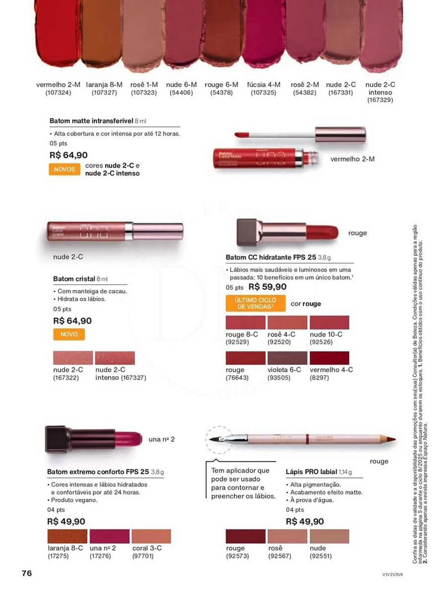 Encarte de Catálogo Natura 24 de abril até 30 de maio 2025 - Pagina 76