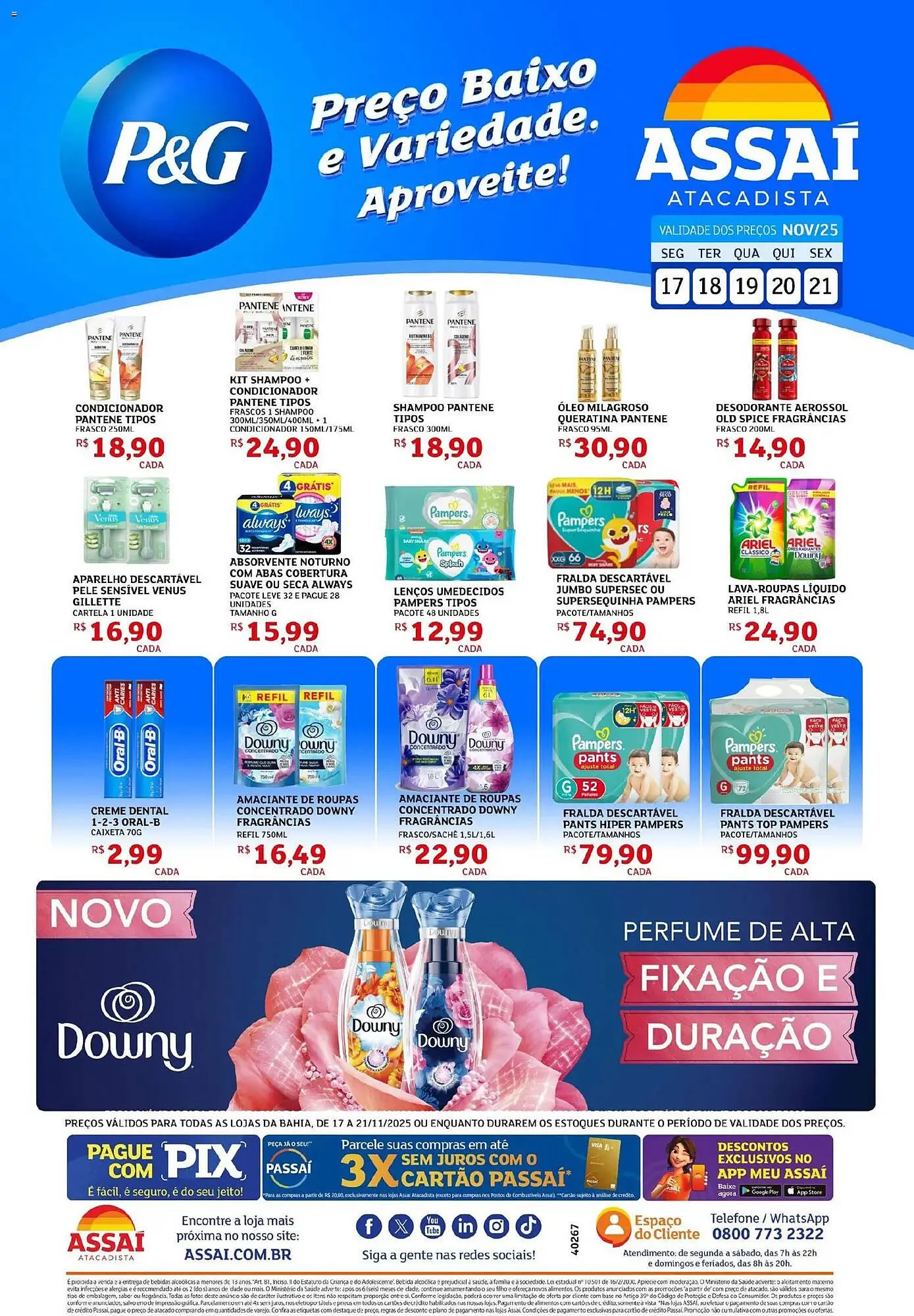 Encarte de Encarte Assaí Atacadista 18 de novembro até 21 de novembro 2025 - Pagina 1