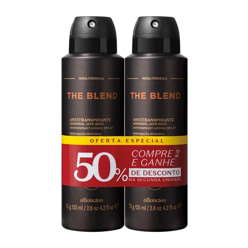 Kit Desodorante Antitranspirante The Blend (2 unidades)