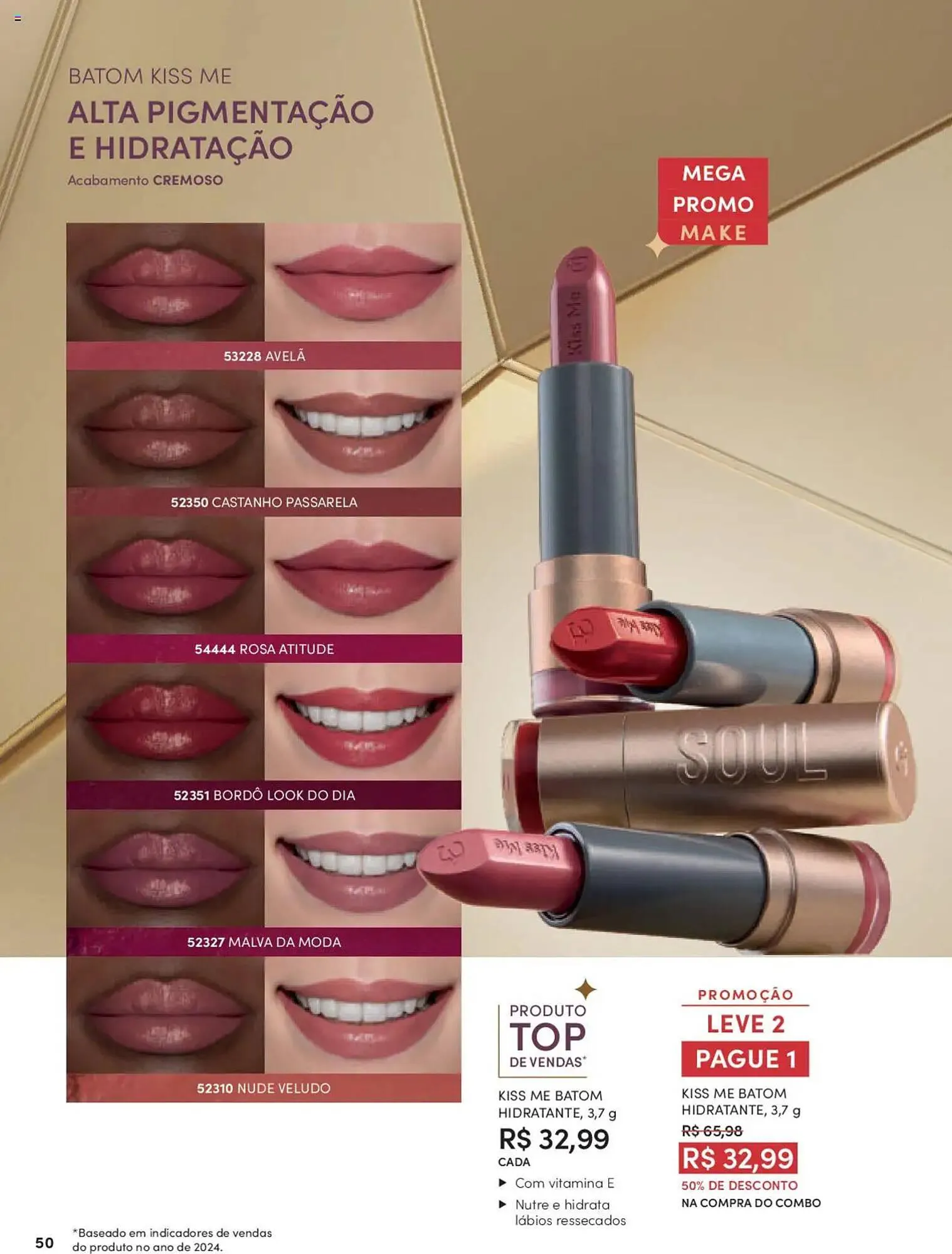 Encarte de Catálogo Eudora 8 de setembro até 3 de outubro 2025 - Pagina 50