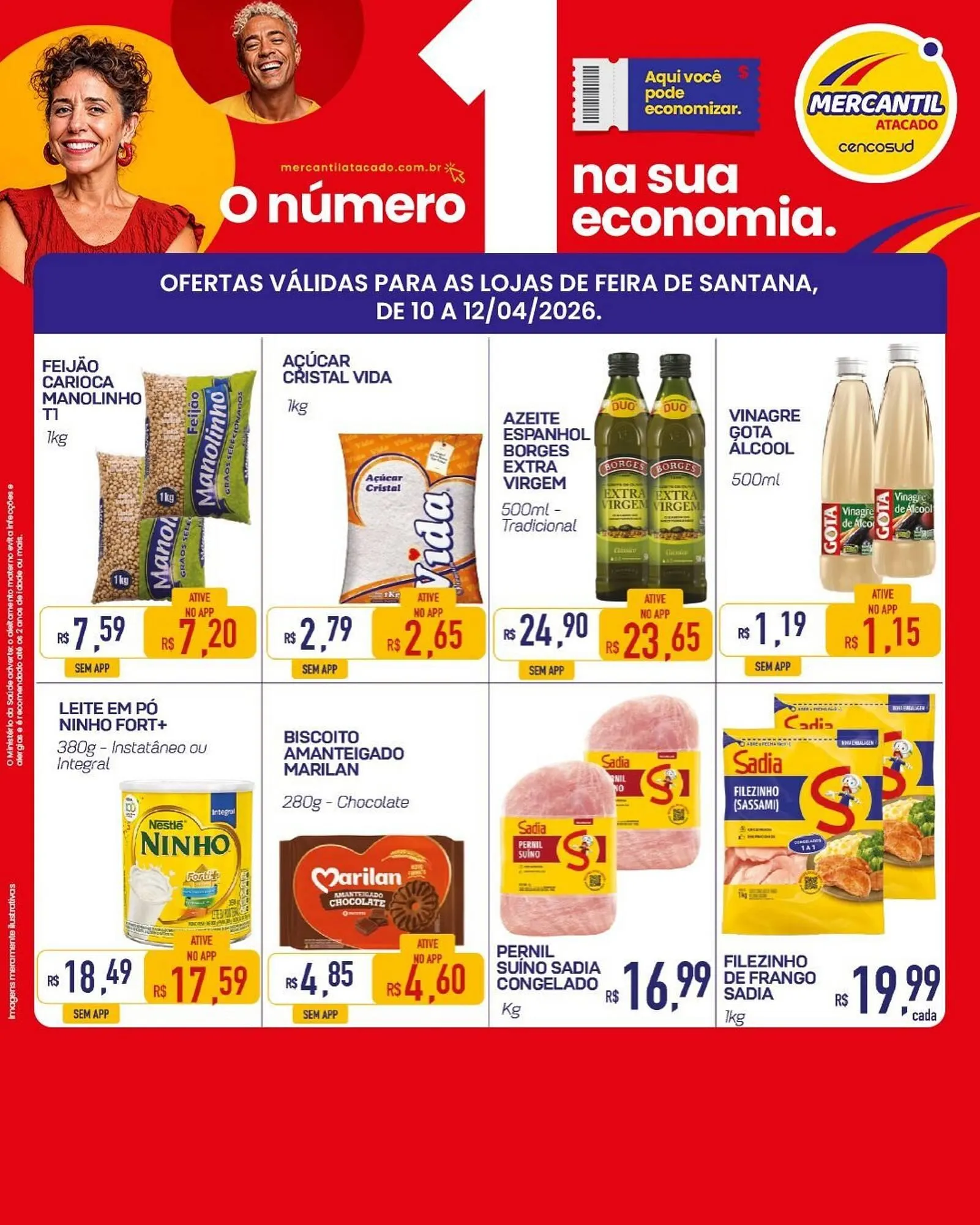 Encarte de Folheto Mercantil Rodrigues 10 de abril até 12 de abril 2026 - Pagina 1