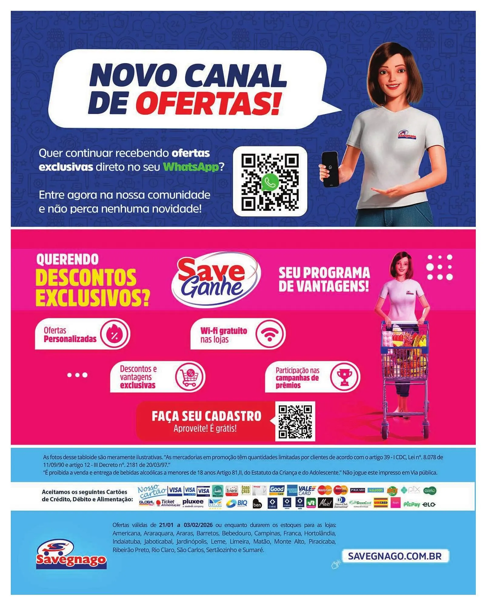 Encarte de Catálogo Supermercados Savegnago 21 de janeiro até 2 de fevereiro 2026 - Pagina 16
