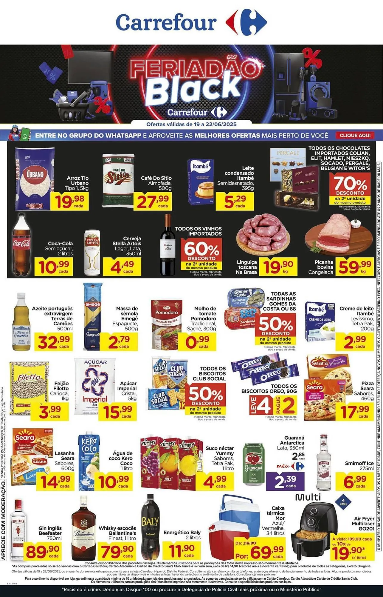 Encarte de Catálogo Carrefour 19 de junho até 23 de junho 2025 - Pagina 1