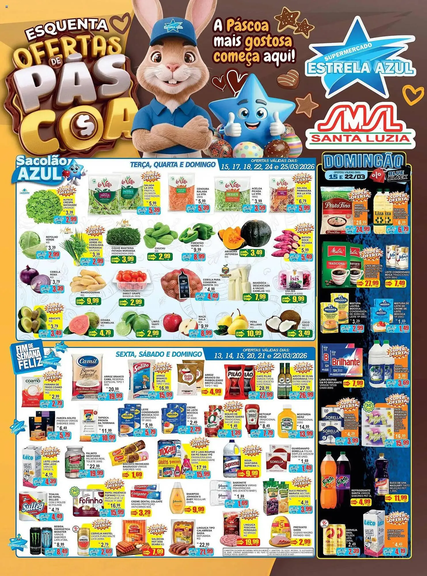 Folheto Supermercado Estrela Azul - 1