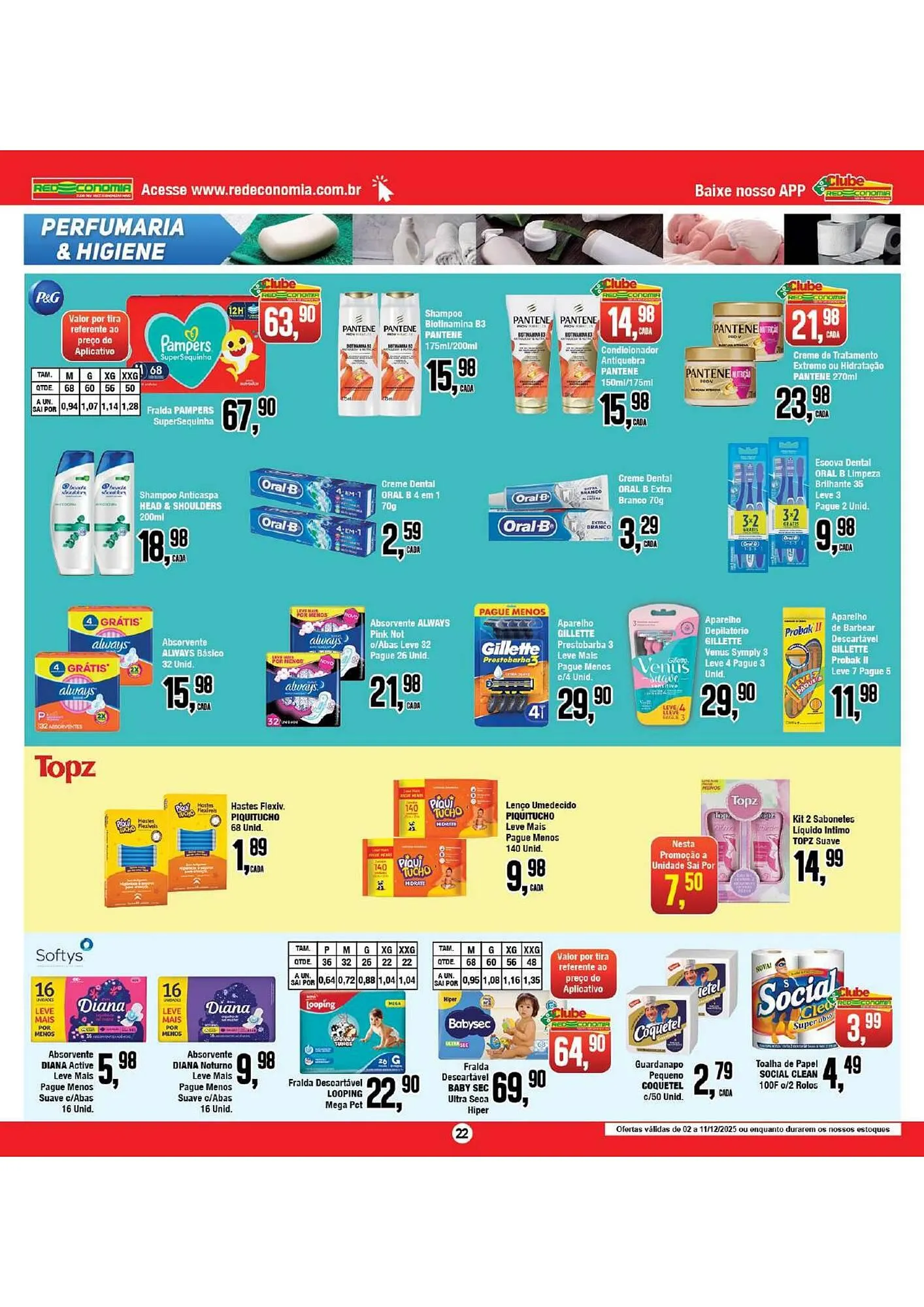 Encarte de Encarte Rede Economia 3 de dezembro até 11 de dezembro 2025 - Pagina 22