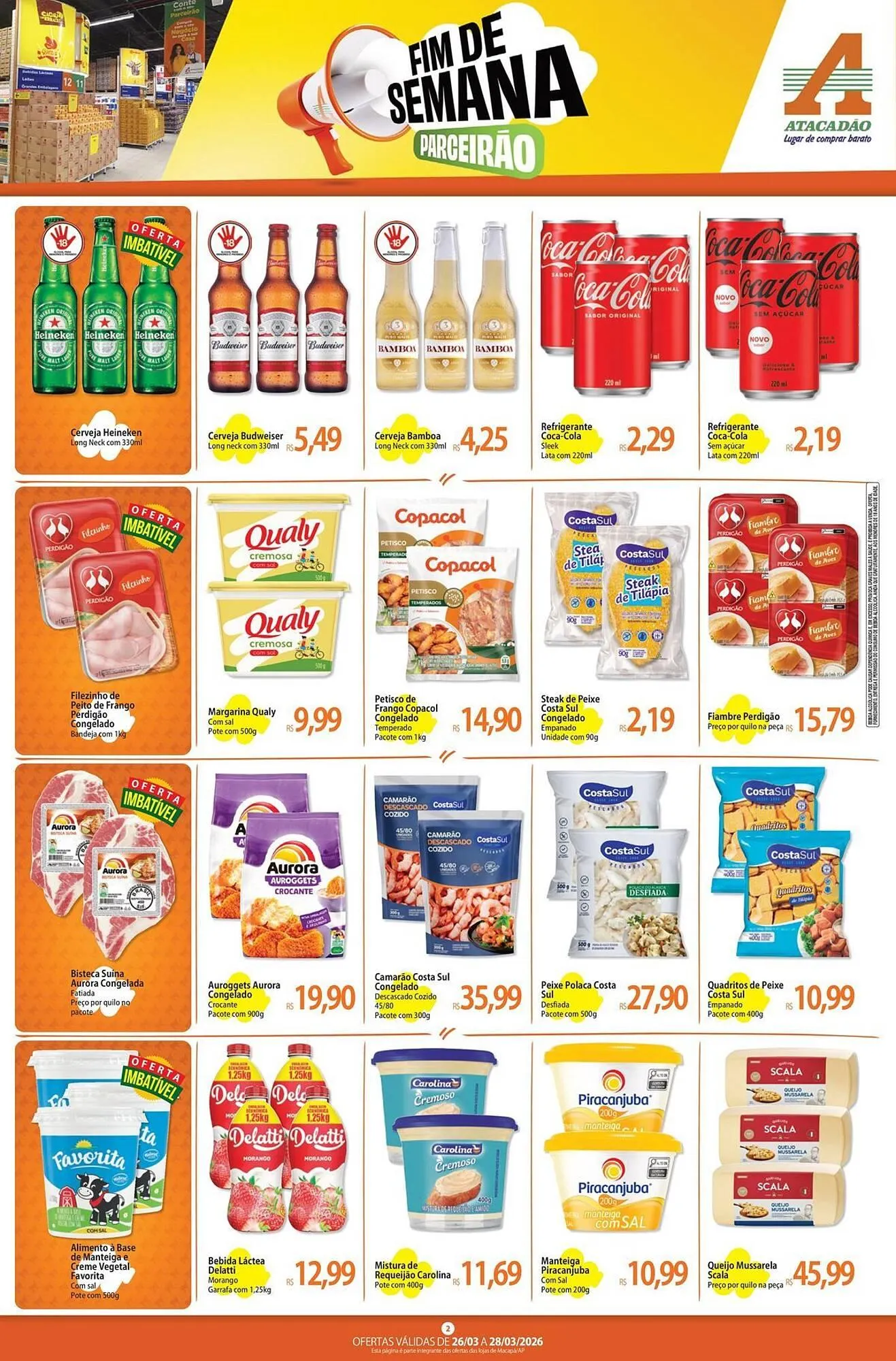Encarte de Folheto Atacadão 26 de março até 28 de março 2026 - Pagina 2