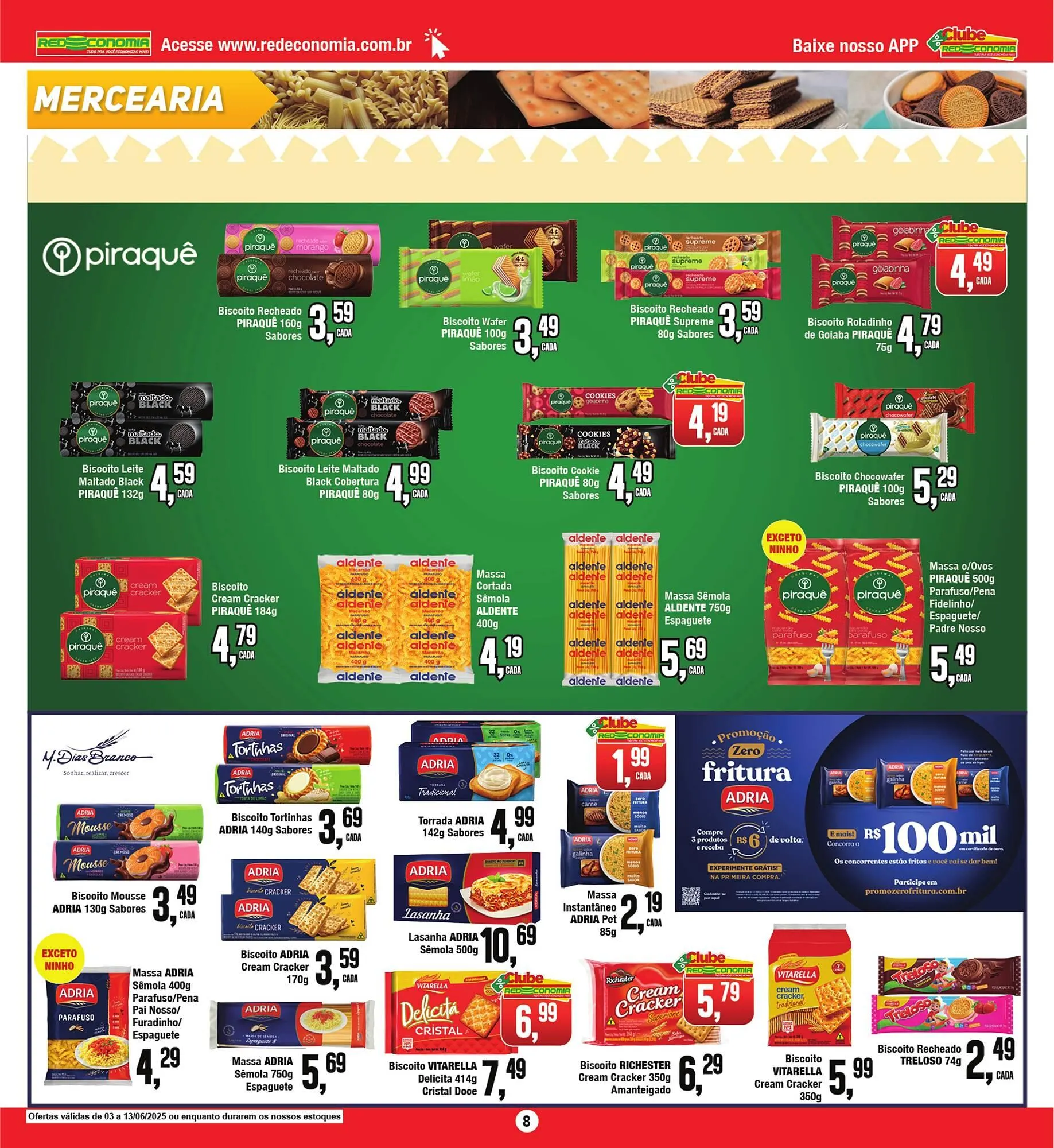 Encarte de Catálogo Rede Economia 4 de junho até 14 de junho 2025 - Pagina 8