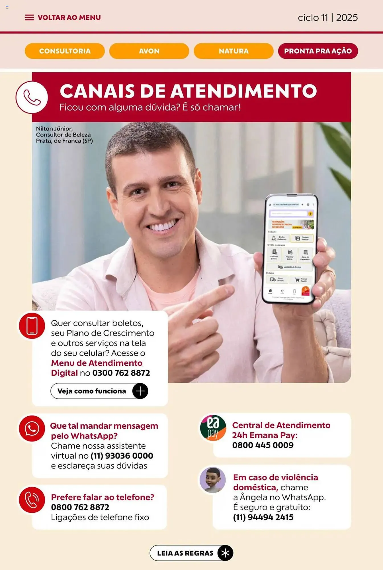 Encarte de Catálogo Avon 16 de junho até 8 de julho 2025 - Pagina 72