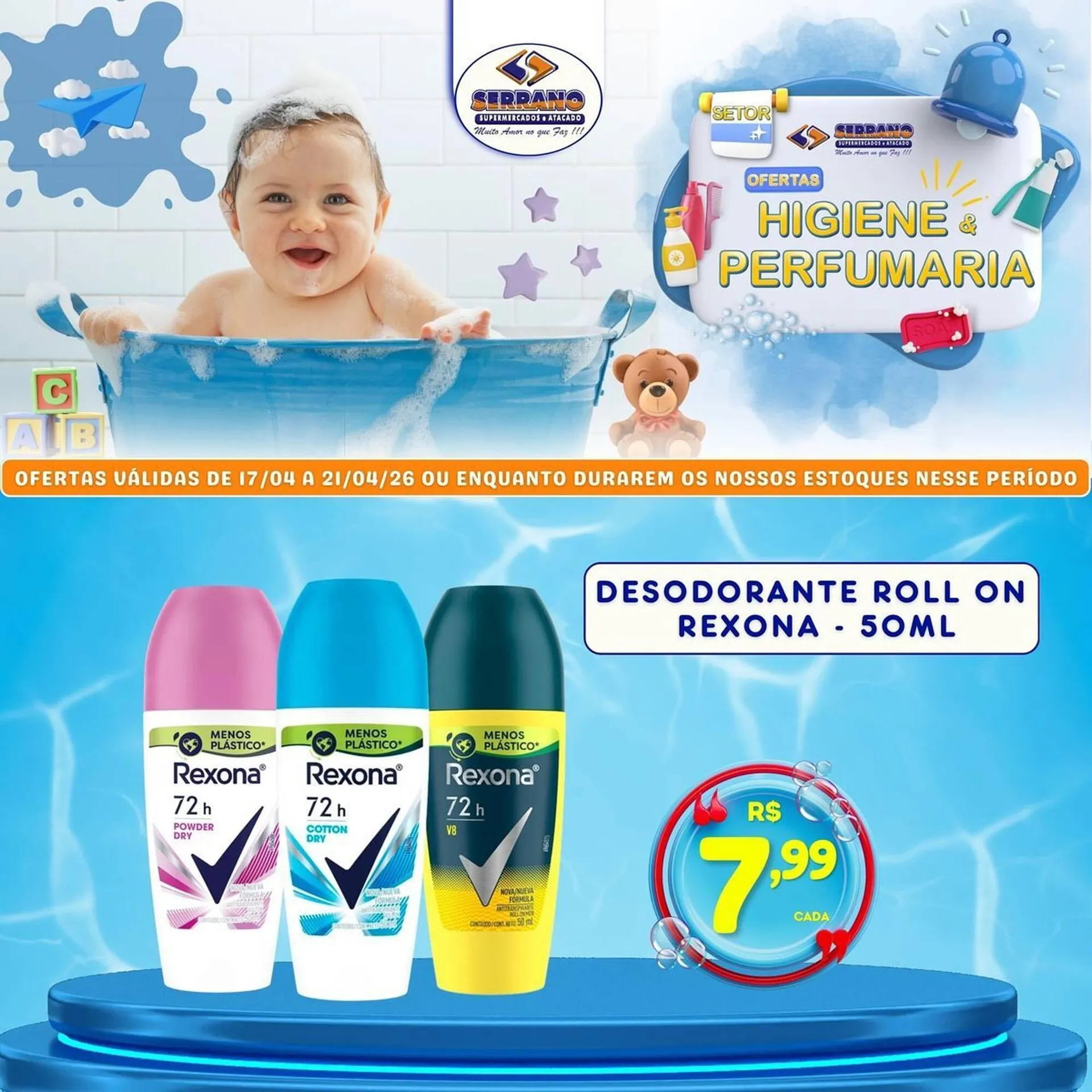 Encarte de Catálogo Serrano Supermercado 17 de abril até 21 de abril 2026 - Pagina 6